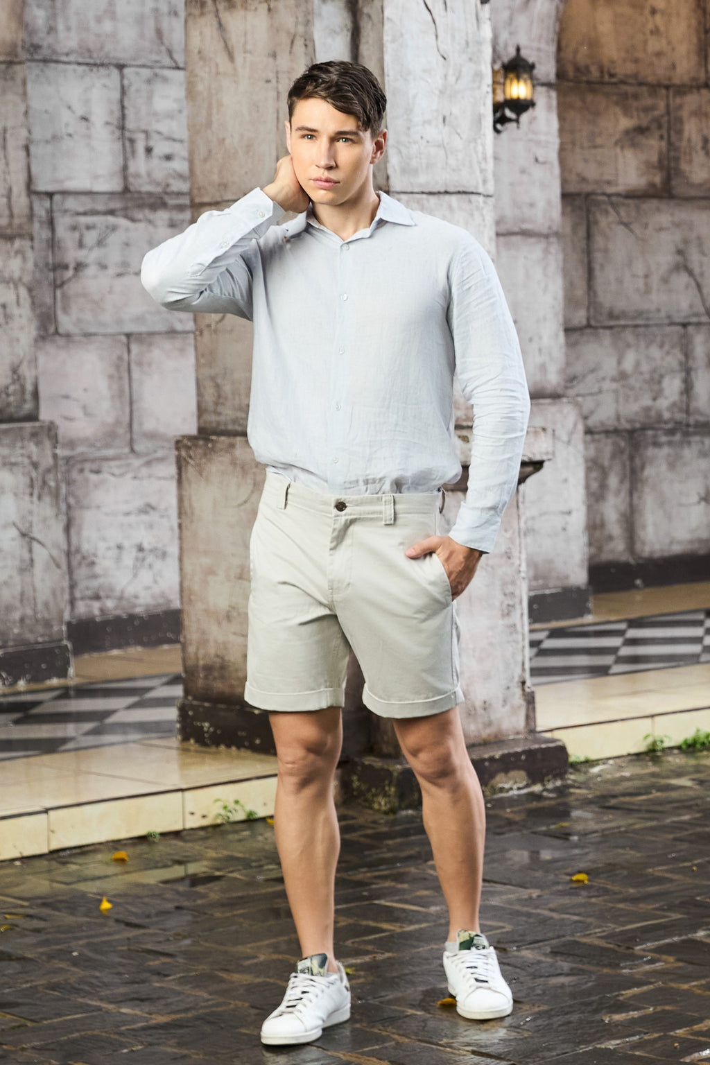 La Forbie Quần Short Chino Nam – Gọn Gàng, Mát Mẻ, Lịch Sự Mỗi Ngày 