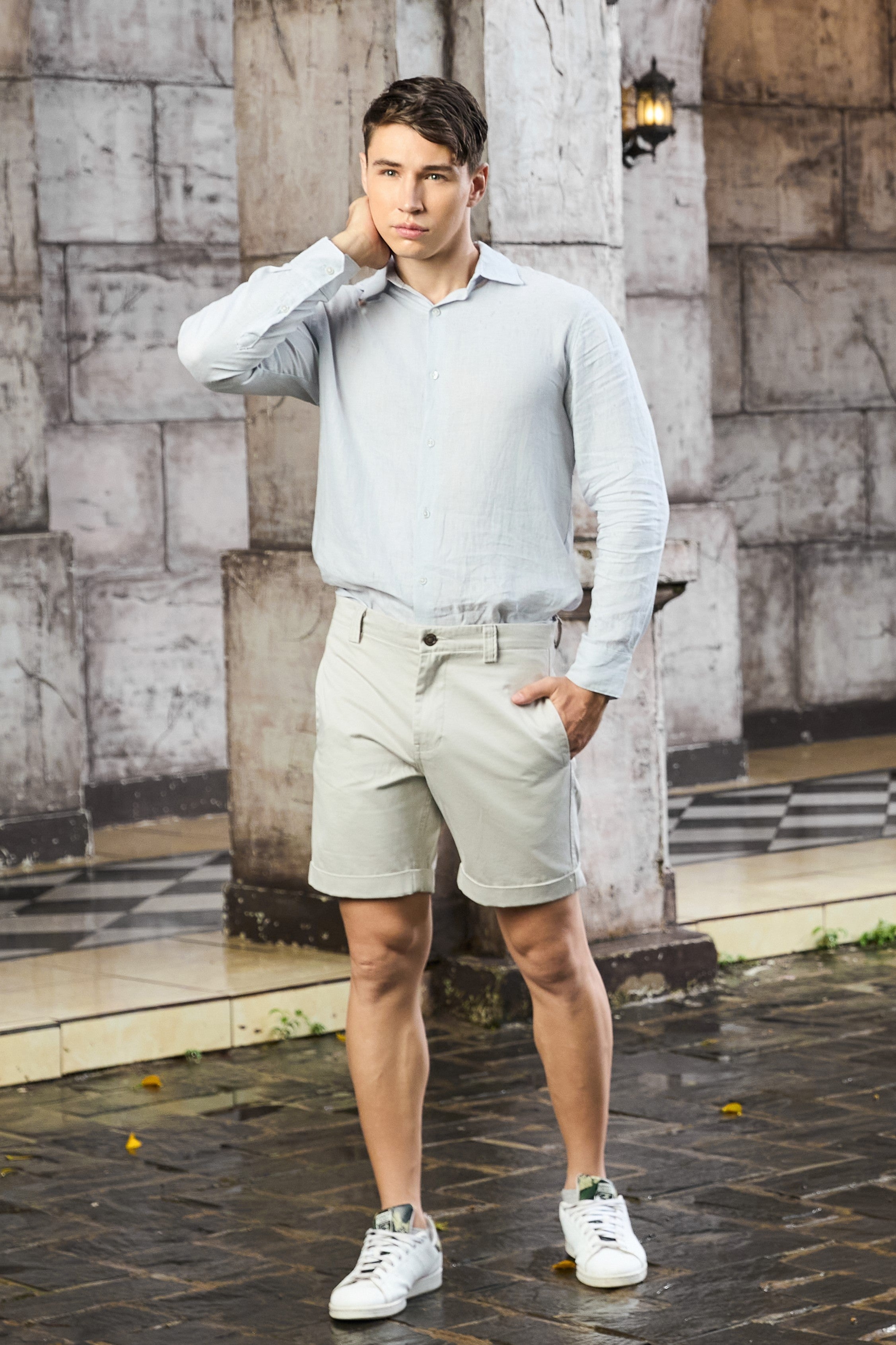 La Forbie Quần Short Chino Nam – Gọn Gàng, Mát Mẻ, Lịch Sự Mỗi Ngày