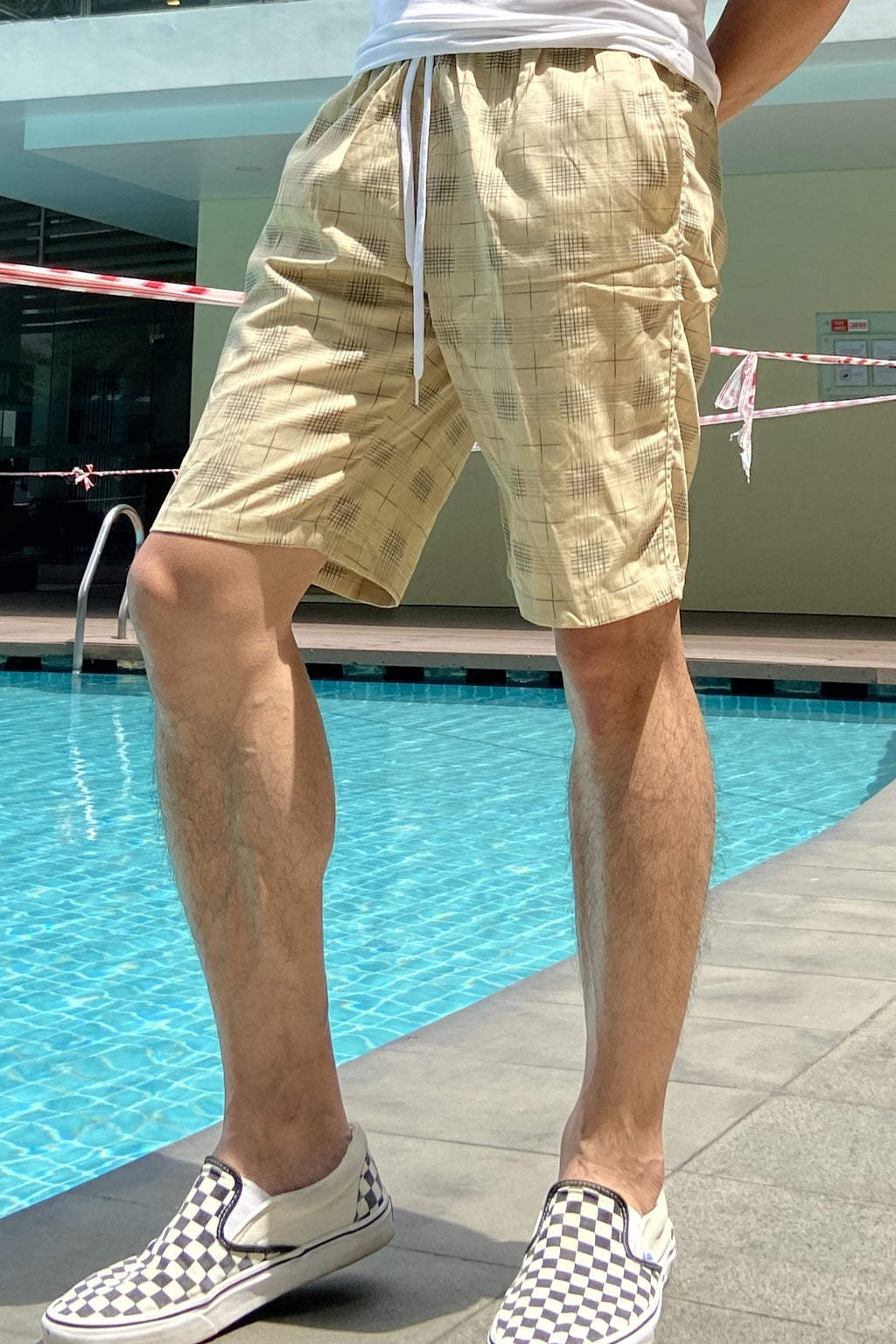 Zennio quần shorts nam lưng thun in họa tiết có túi sau – thoáng mát, năng động