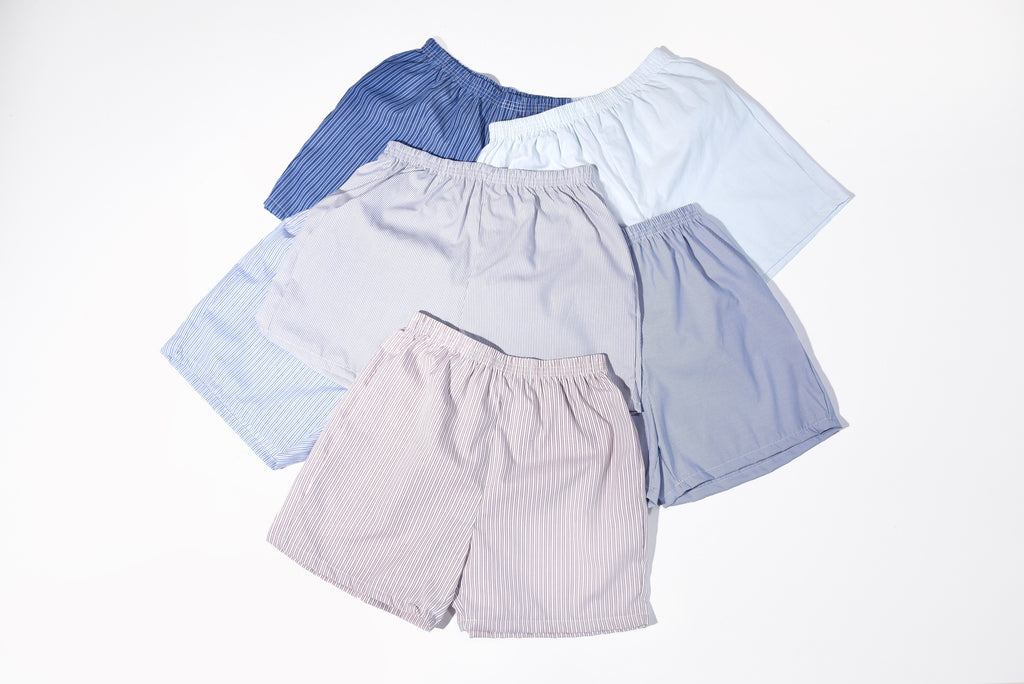 Zennio quần short nam cotton kẻ sọc – thoáng mát, tiện lợi cho mặc nhà & ngủ