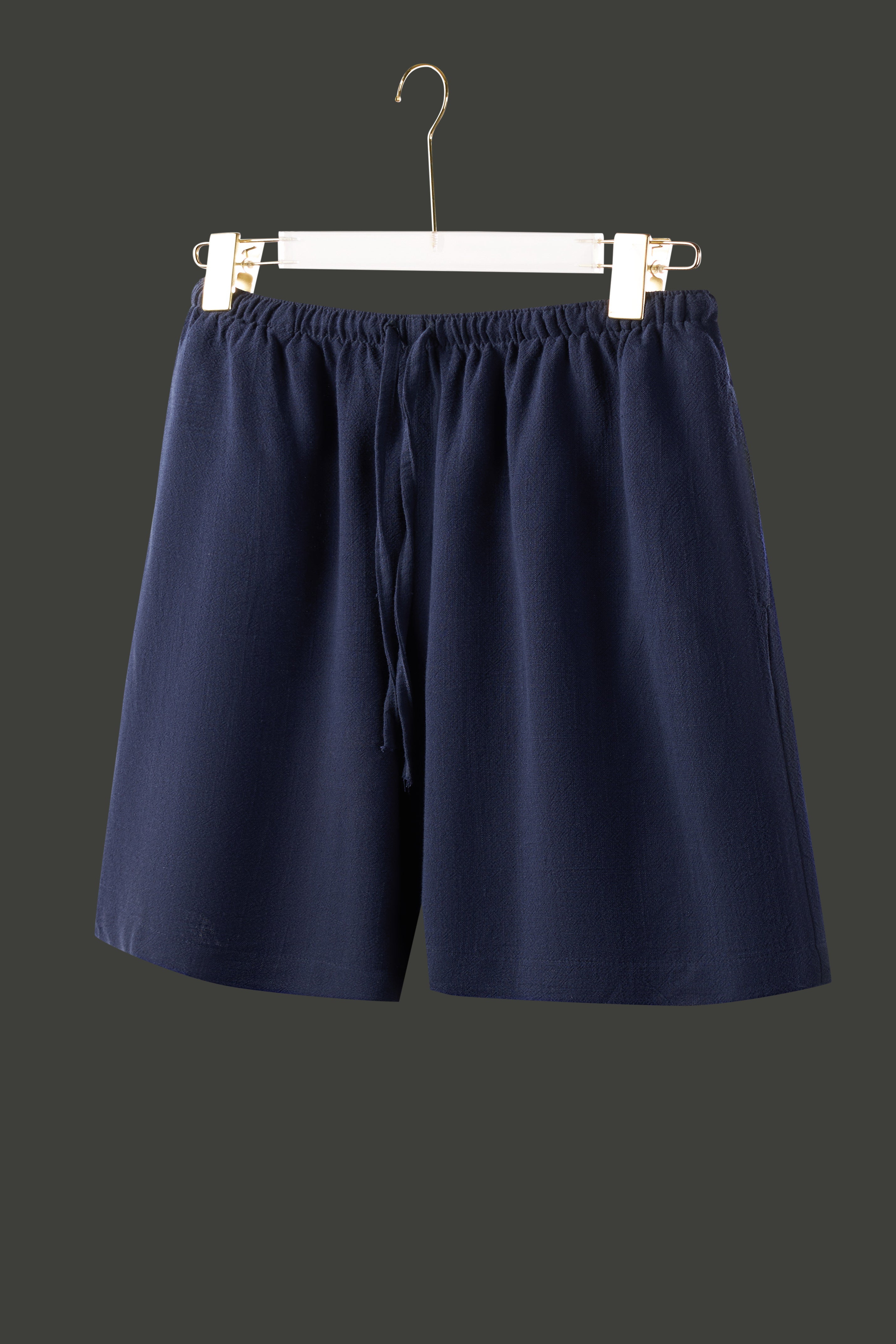 La Forbie Women's Linen Blend Relaxed Drawstring Shorts