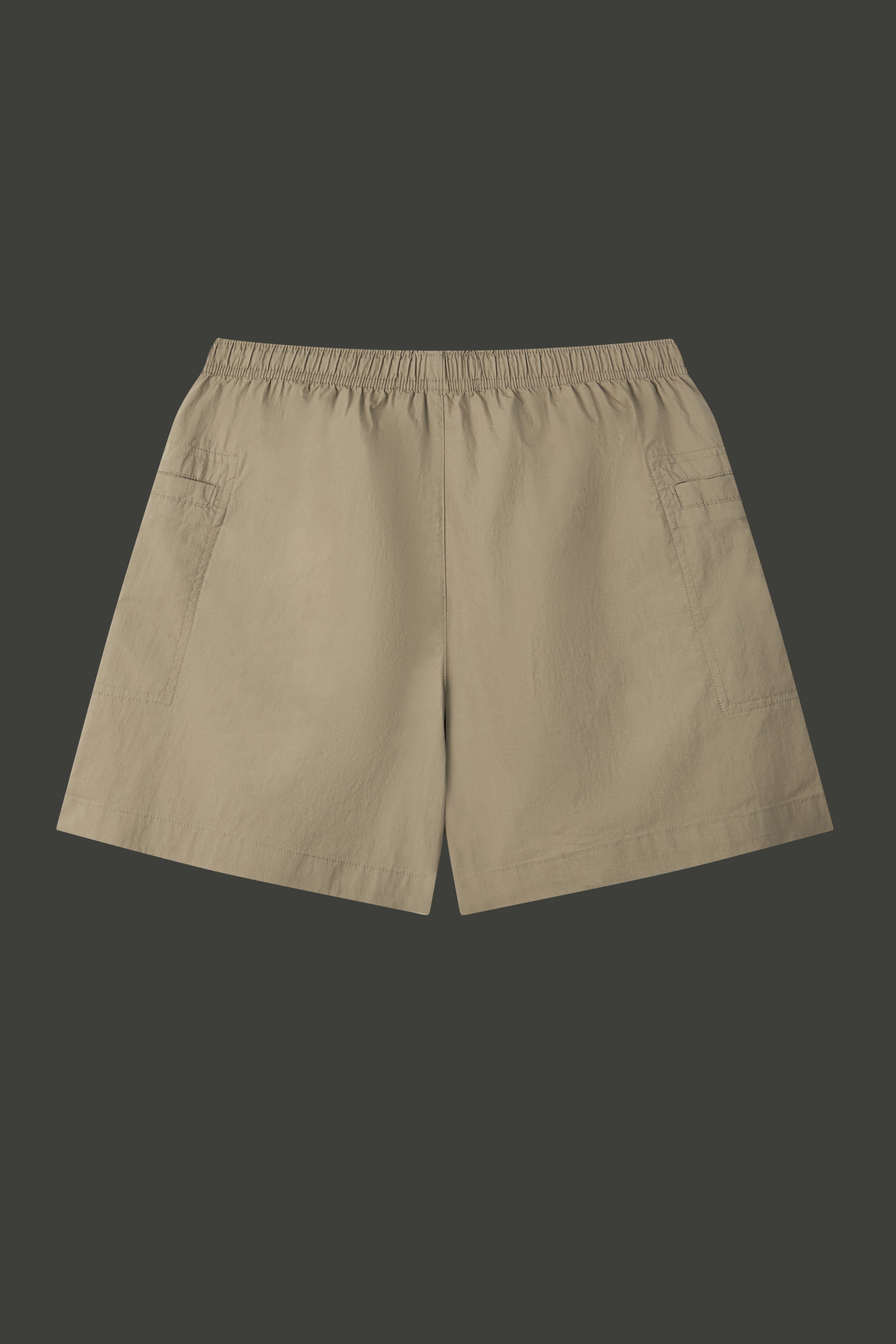 La Forbie Women's Nylon Wrap Patch Pocket Drawstring Shorts