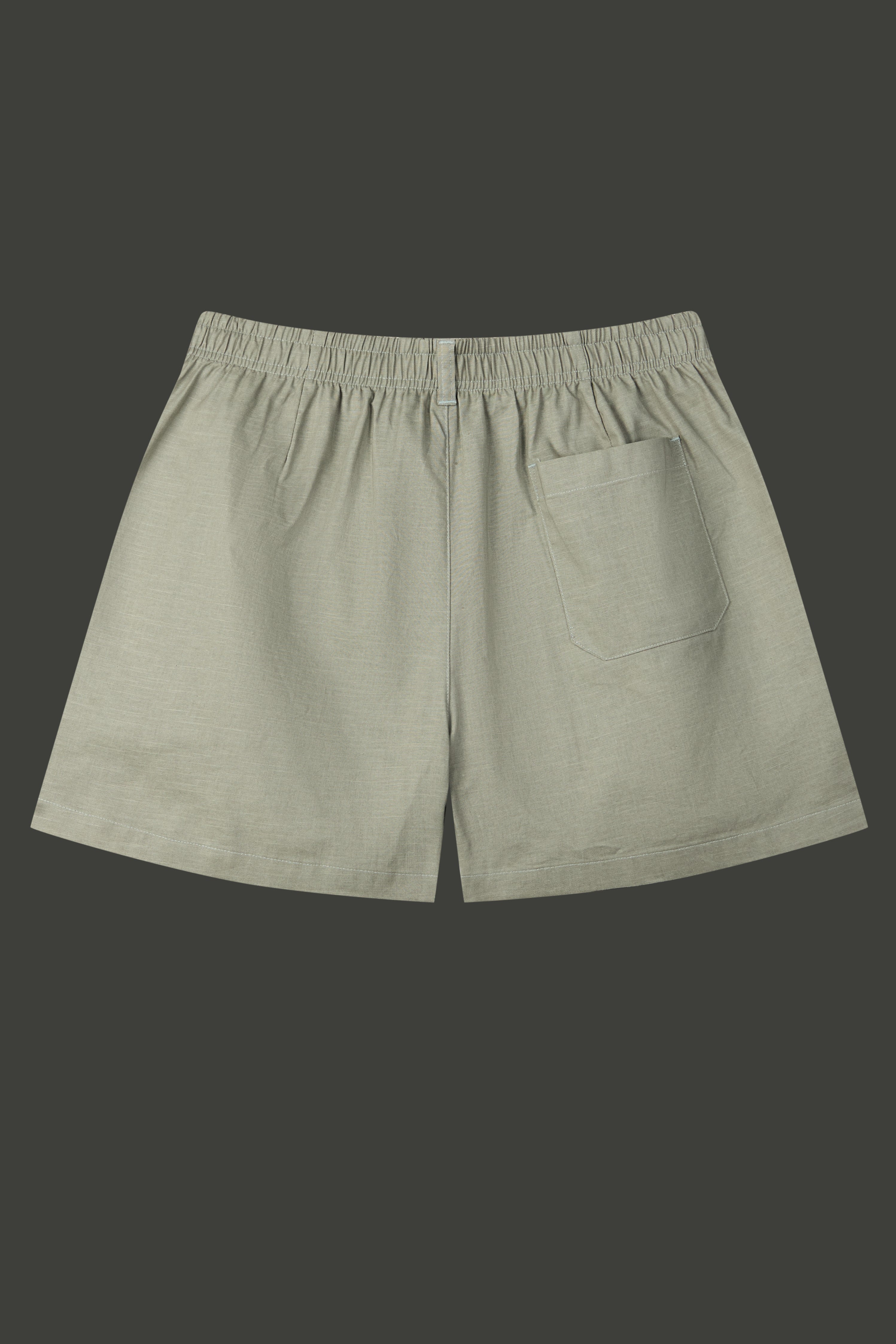 La Forbie Women's Linen Blend Knife Pleat Shorts