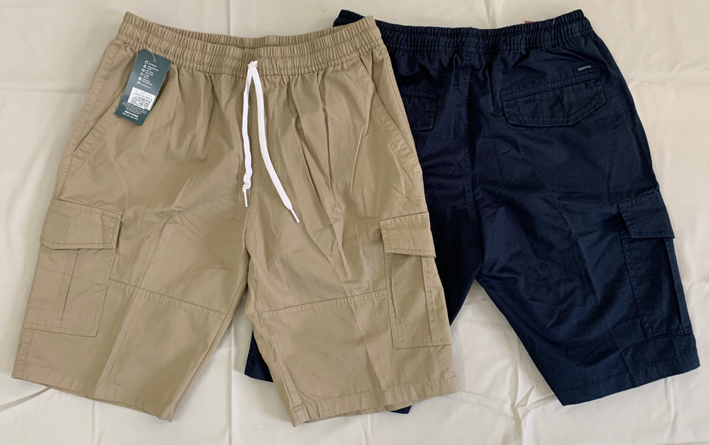 Quần Short Cargo Nam Túi Hộp – Lưng Thun Dây Rút, Nhiều Túi Tiện Lợi