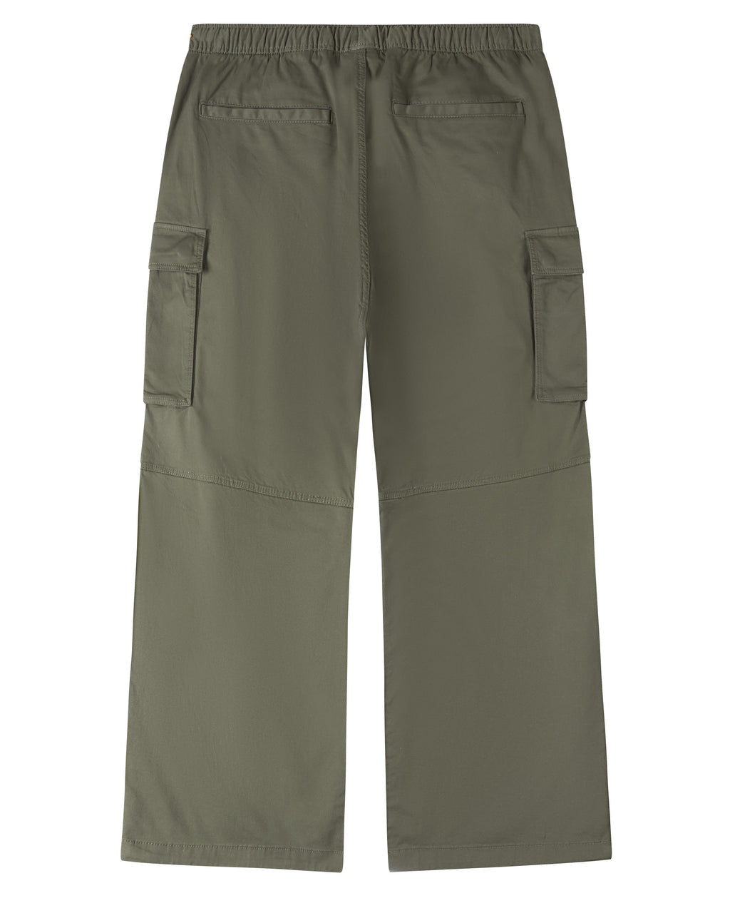 La Forbie Quần dài túi hộp lưng thun ống rộng nam vải lóng chéo