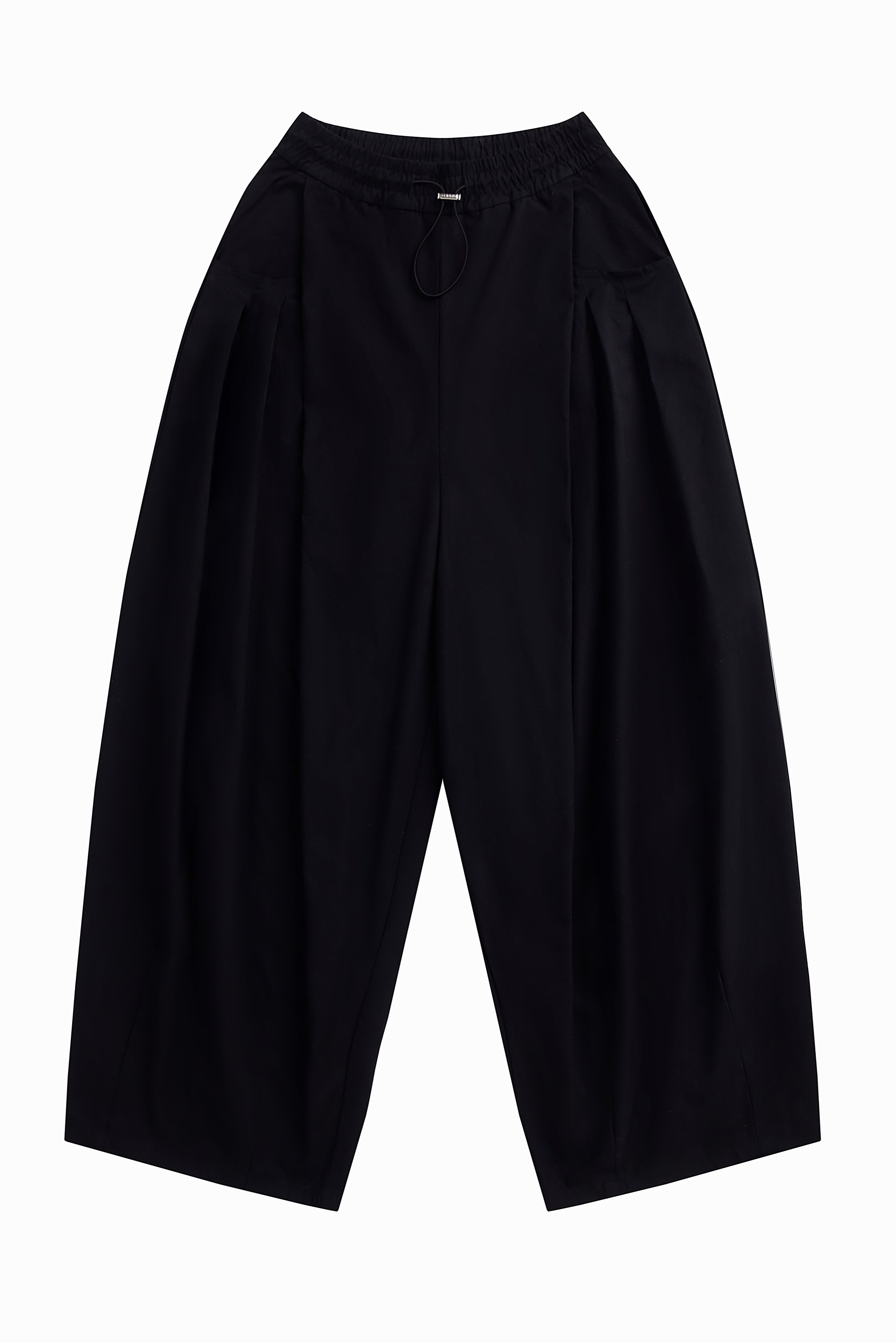 La Forbie Quần dài nam ống cong vải cotton, cạp dây rút