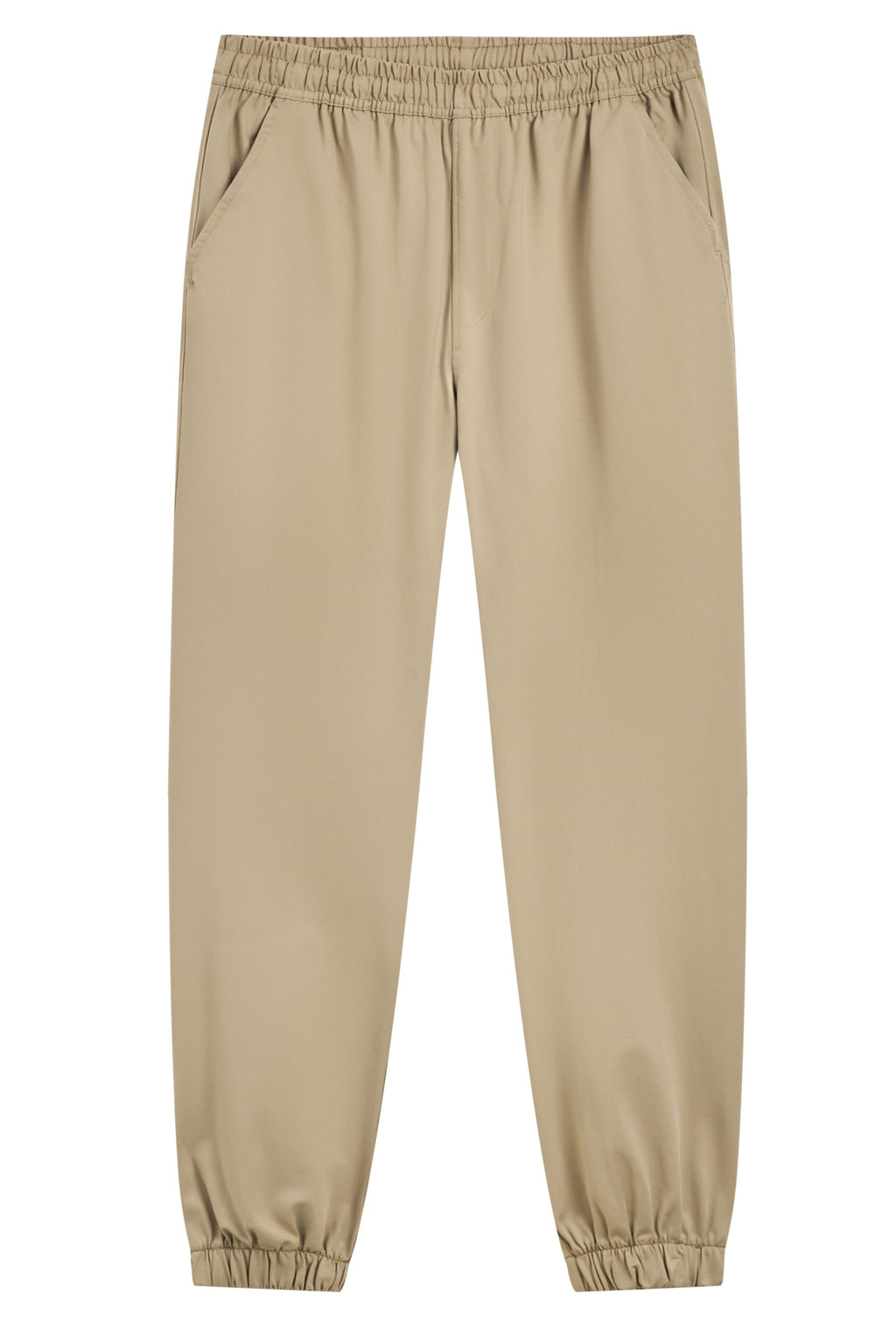 La Forbie quần dài jogger nam 1 túi sau mổ có dây kéo nhựa ống bo thun vải poli