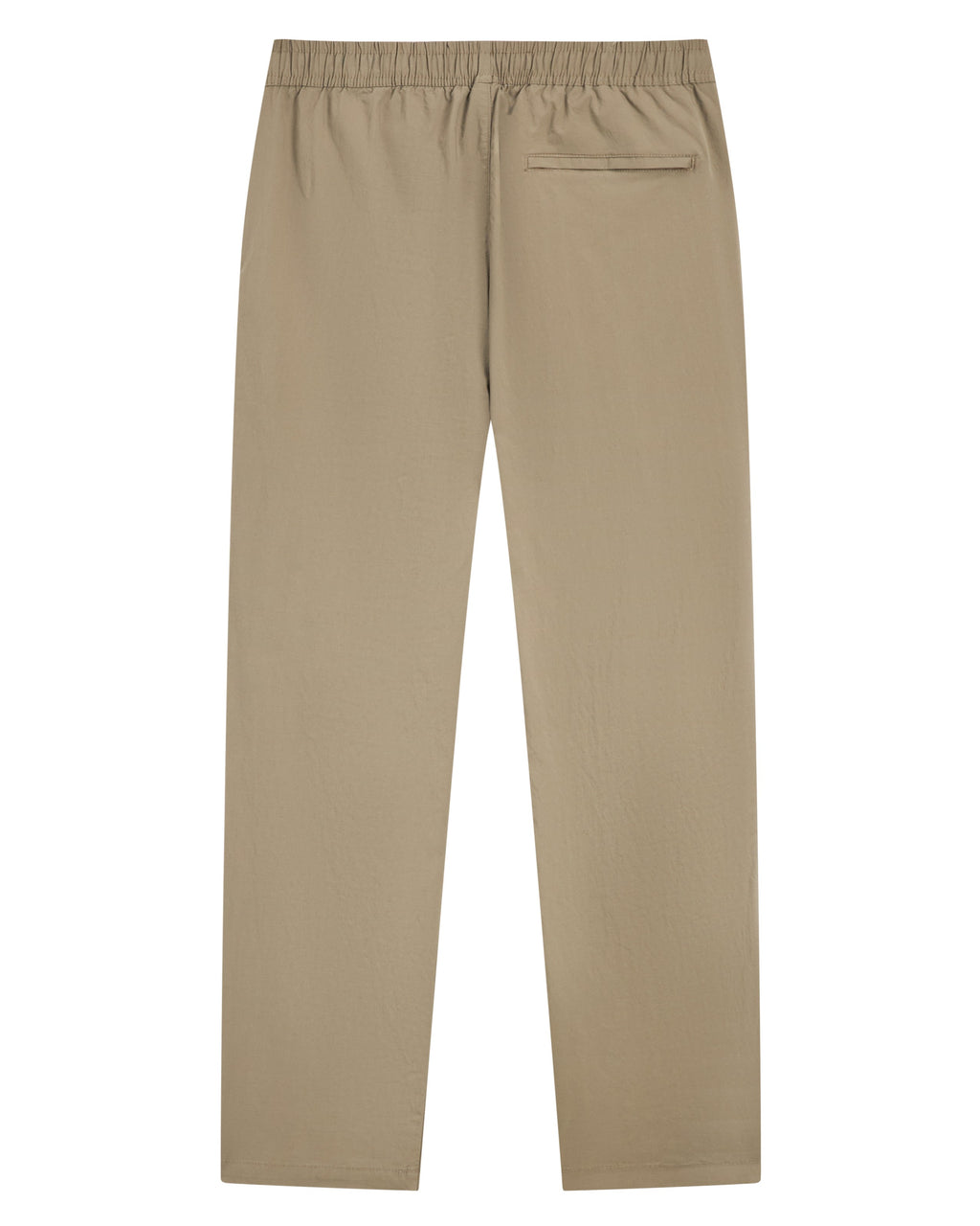 La Forbie quần dài jogger nam 1 túi sau mổ có dây kéo nhựa ống đứng vải cotton