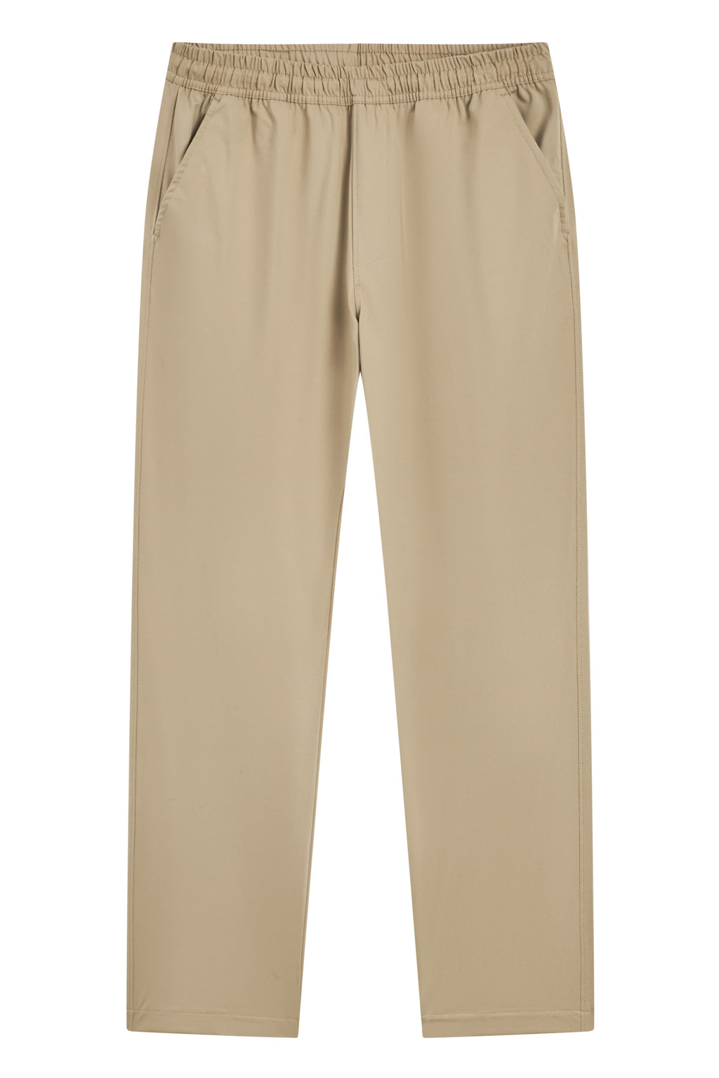 La Forbie quần dài jogger nam 1 túi sau mổ có dây kéo nhựa ống đứng vải poli