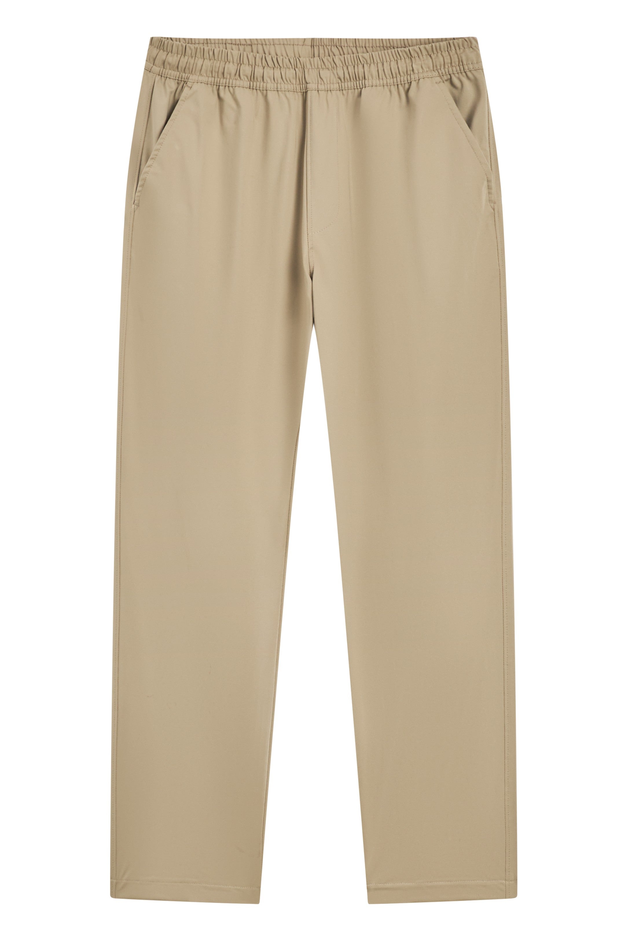 La Forbie quần dài jogger nam 1 túi sau mổ có dây kéo nhựa ống đứng vải poli