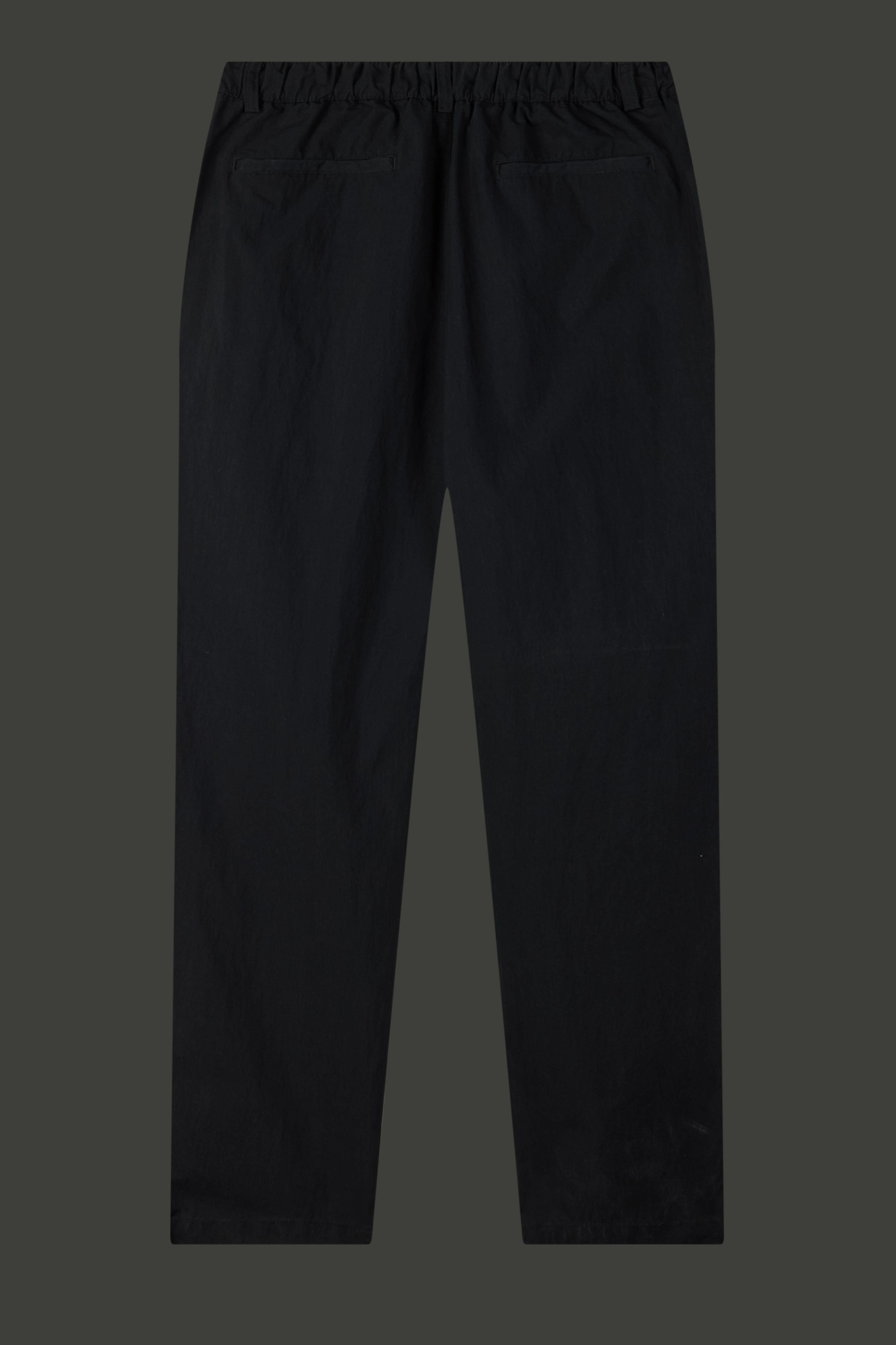 La Forbie Men's Relaxed Belted Elastic Pants with Layered Pockets