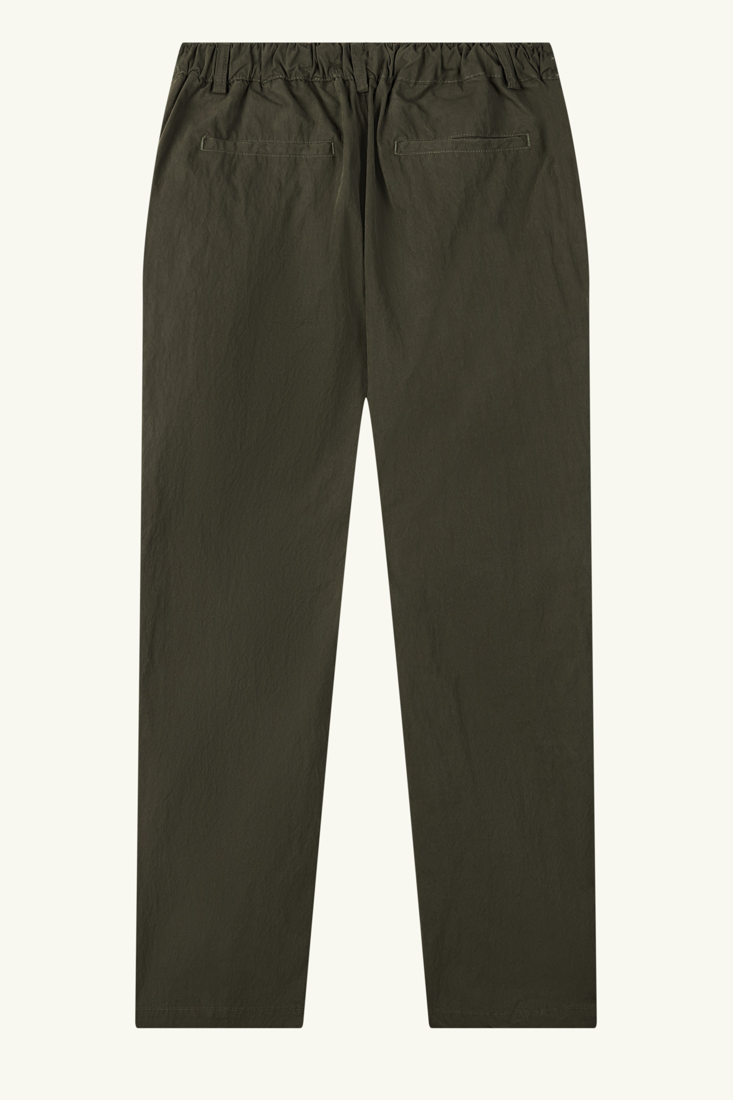 La Forbie Men's Relaxed Belted Elastic Pants with Layered Pockets