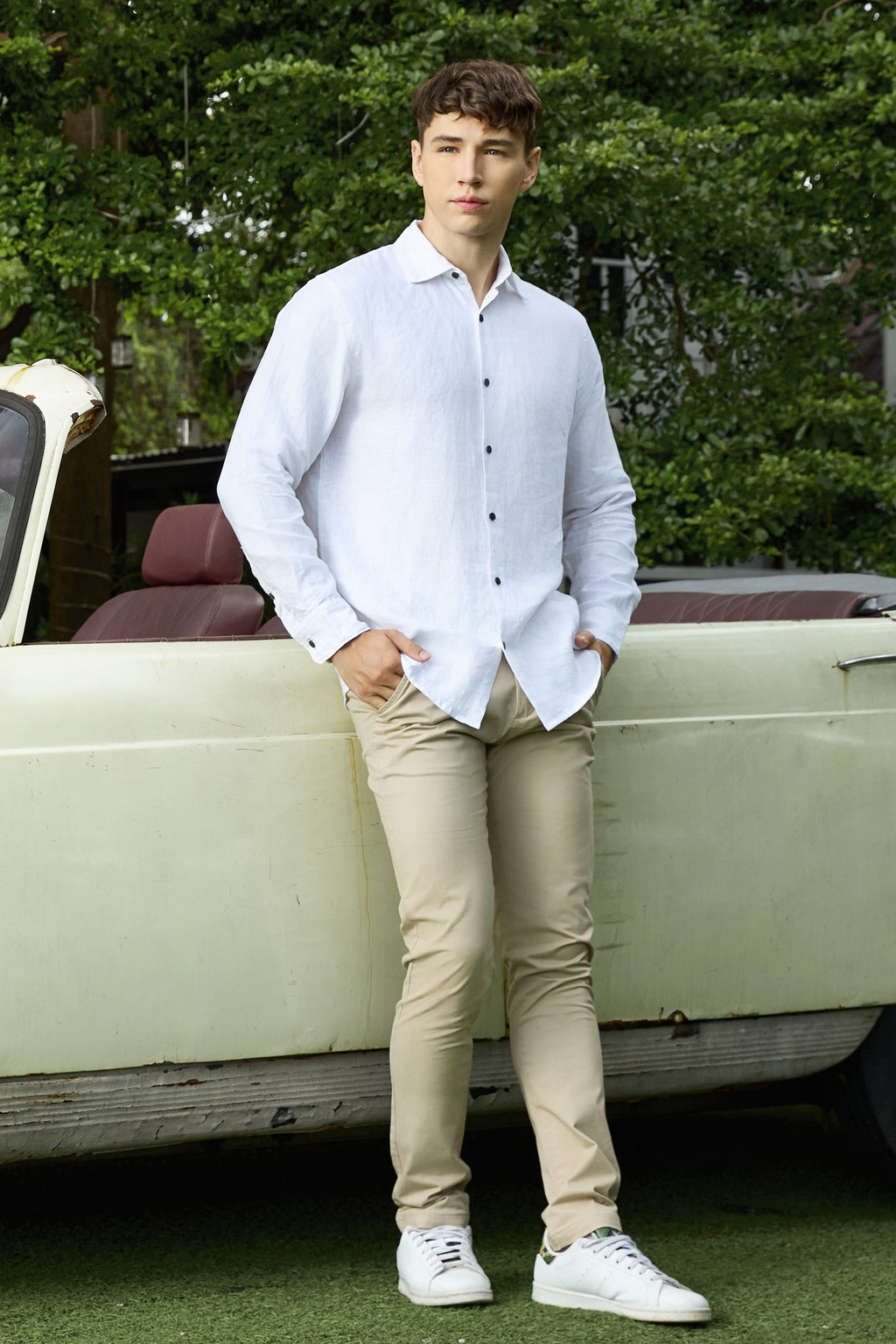 La Forbie Quần dài Chino Nam – Dáng Slim Gọn Gàng, Thanh Lịch Mỗi Ngày