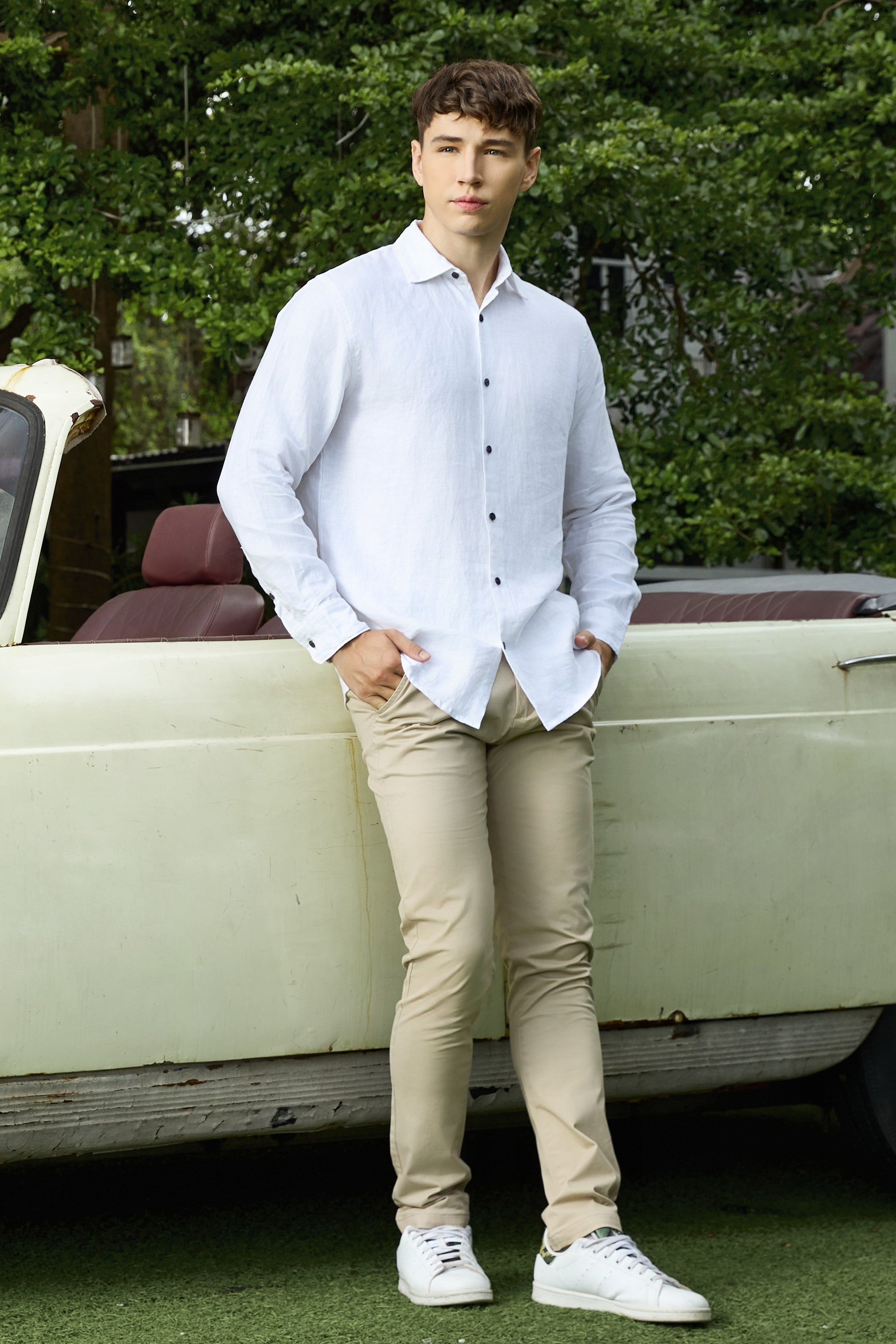 La Forbie Quần dài Chino Nam – Dáng Slim Gọn Gàng, Thanh Lịch Mỗi Ngày