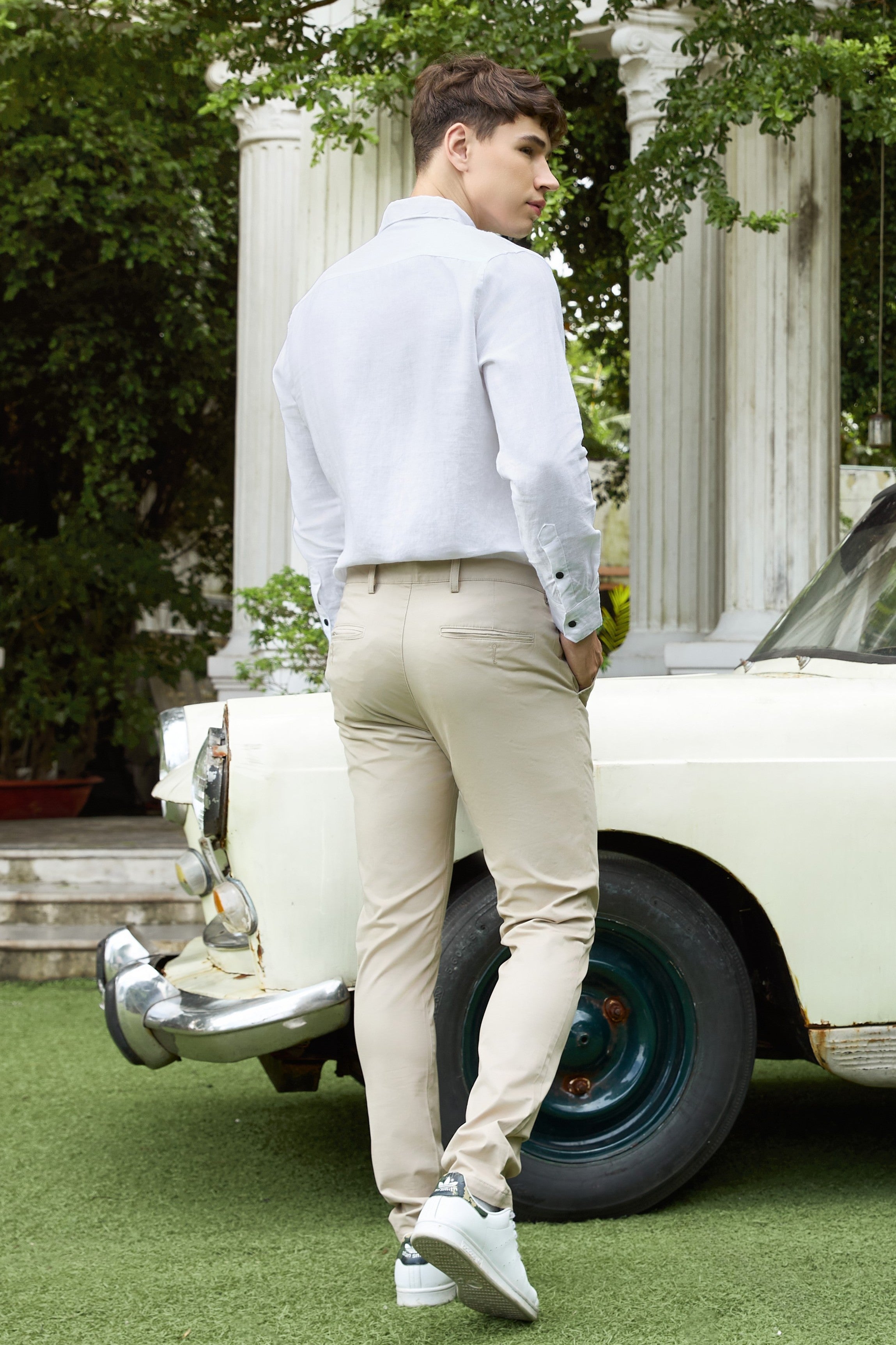 La Forbie Quần dài Chino Nam – Dáng Slim Gọn Gàng, Thanh Lịch Mỗi Ngày