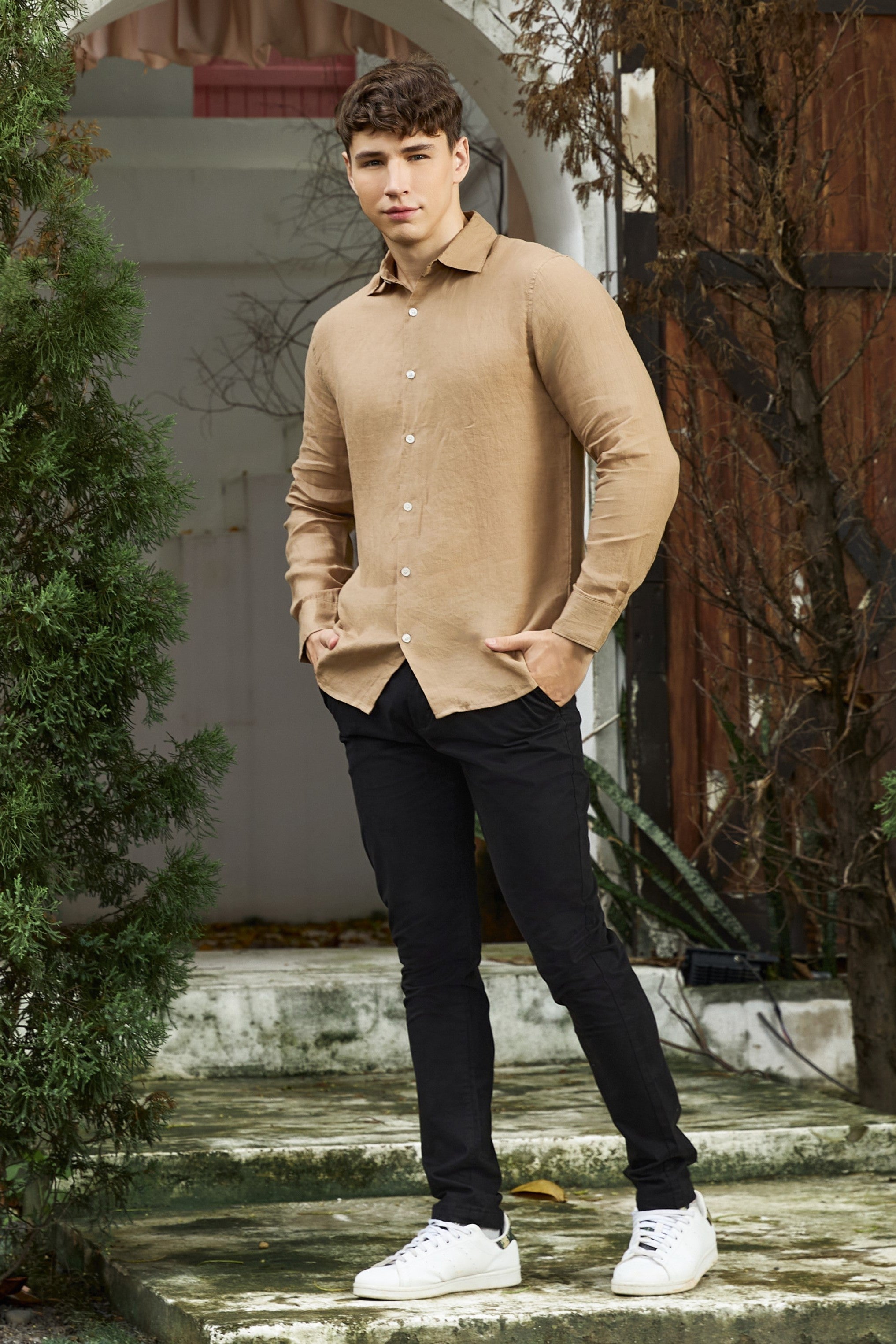 La Forbie Quần dài Chino Nam – Dáng Slim Gọn Gàng, Thanh Lịch Mỗi Ngày