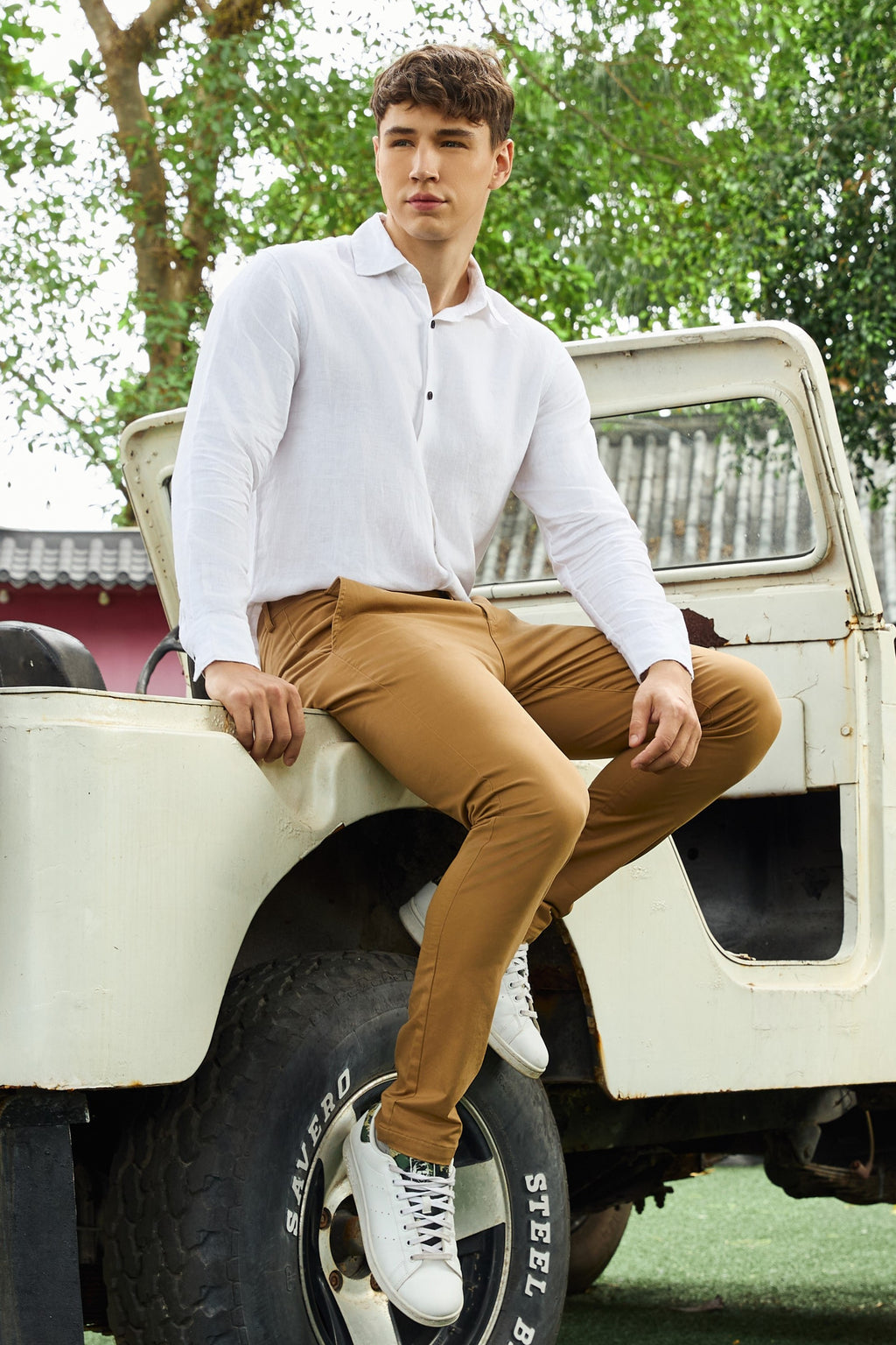 La Forbie Quần dài Chino Nam – Dáng Slim Gọn Gàng, Thanh Lịch Mỗi Ngày