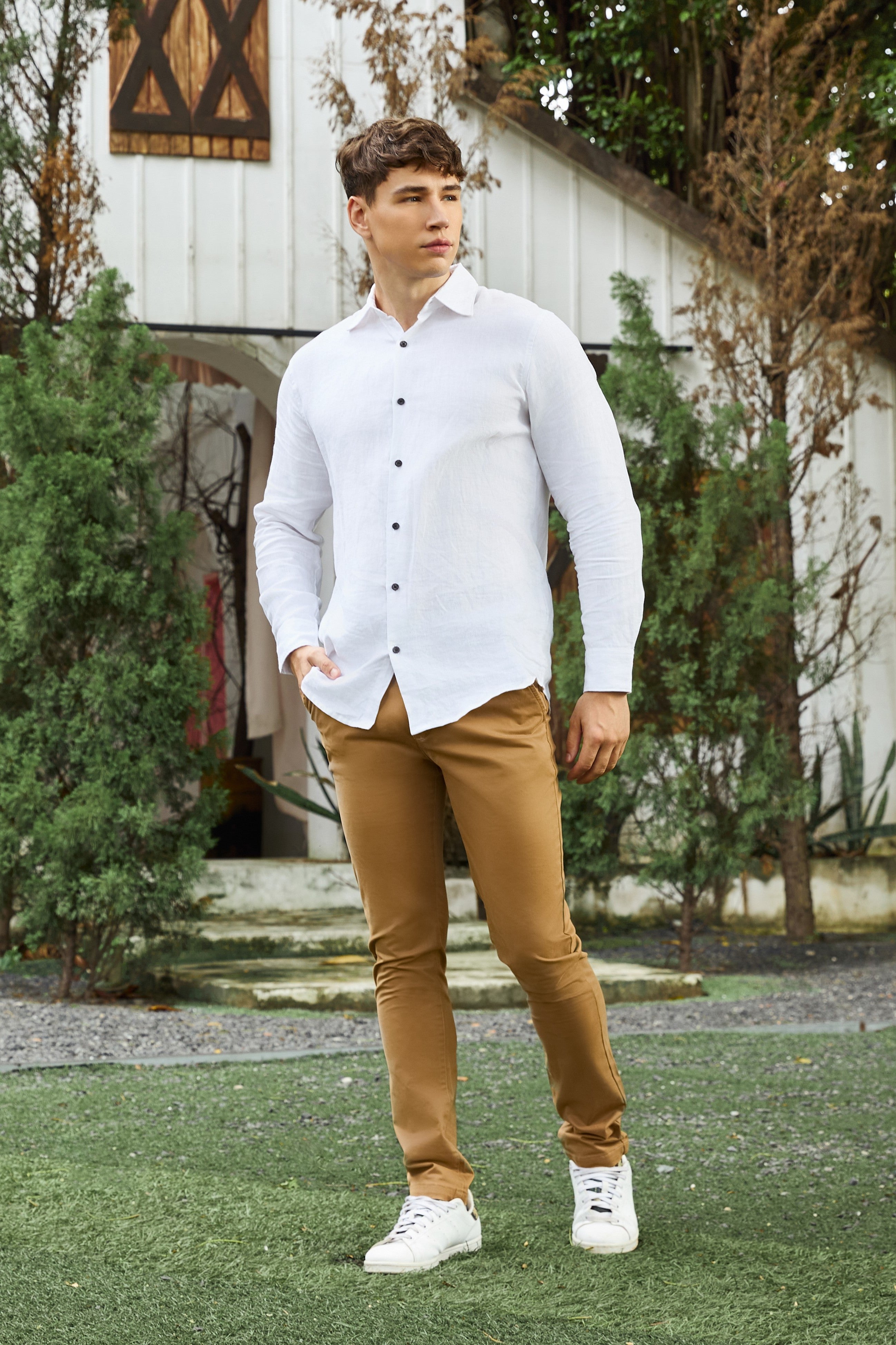 La Forbie Quần dài Chino Nam – Dáng Slim Gọn Gàng, Thanh Lịch Mỗi Ngày