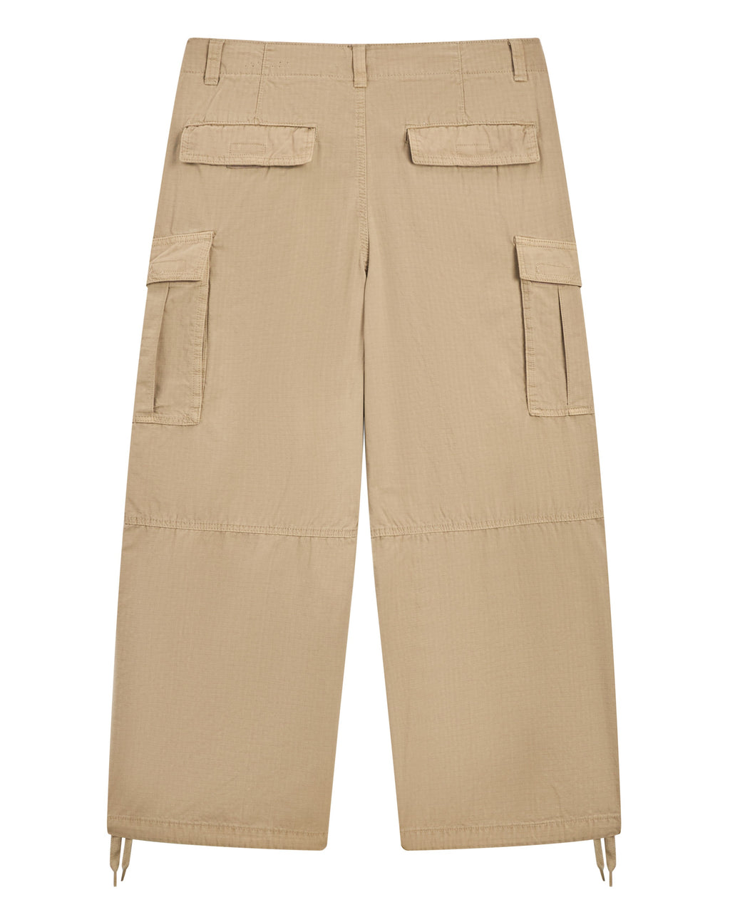 La Forbie quần dài túi hộp ống rộng túi xéo có nắp