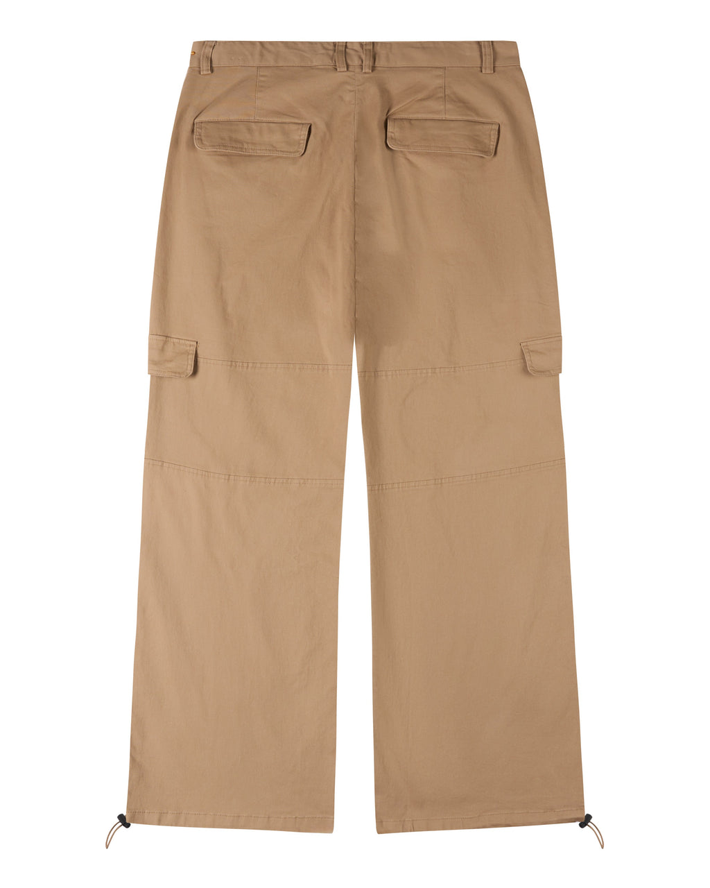 La Forbie quần túi hộp ống rộng có ly vải lóng chéo