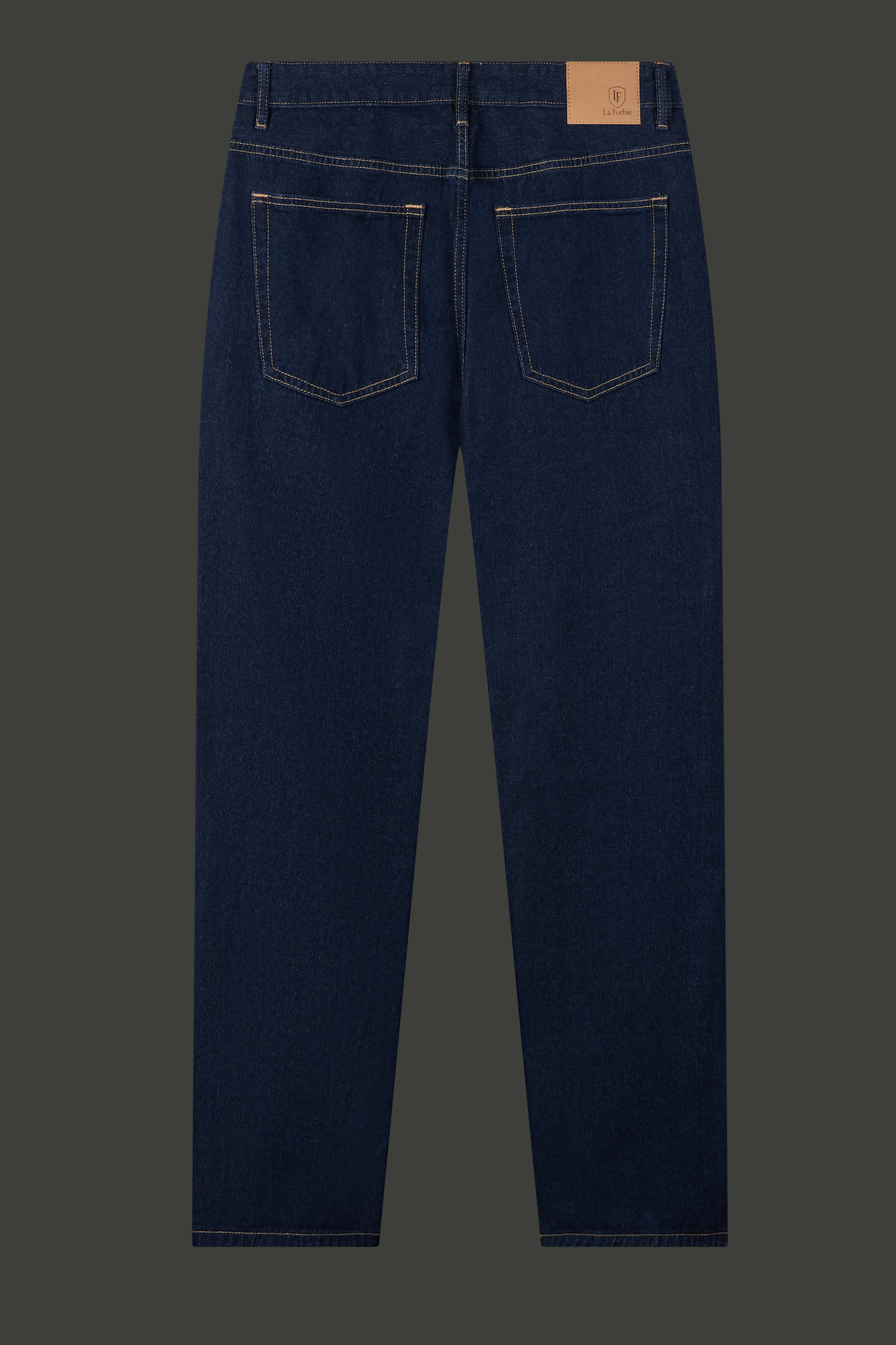 La Forbie Men's Slim Straight Jeans