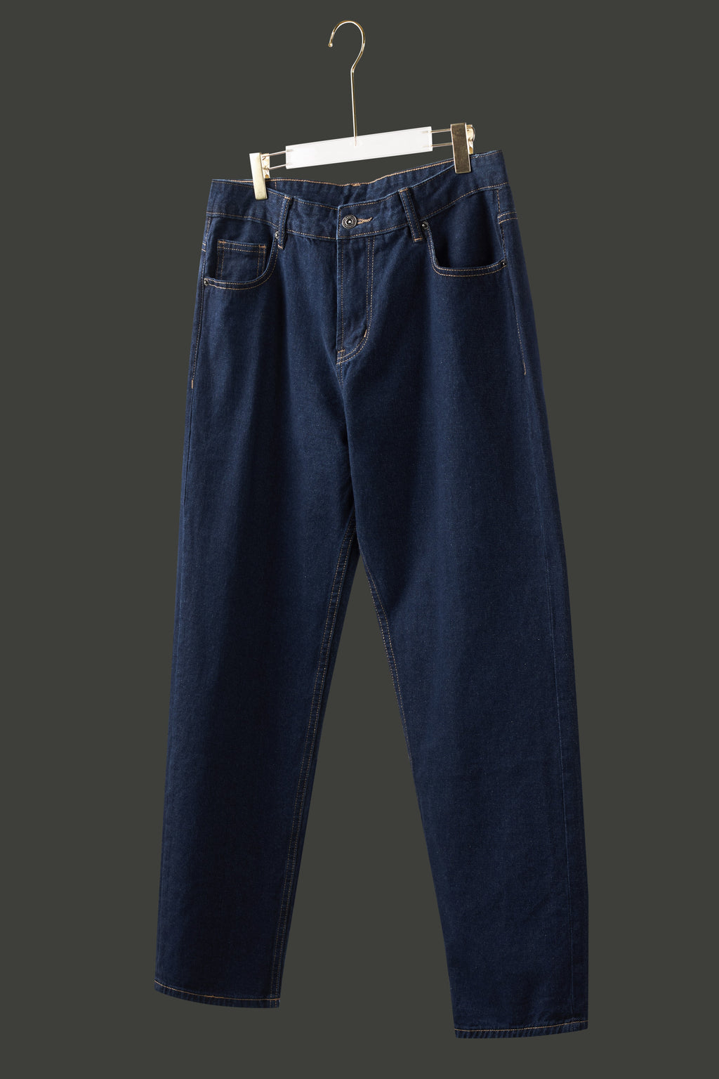 La Forbie Men's Slim Straight Jeans