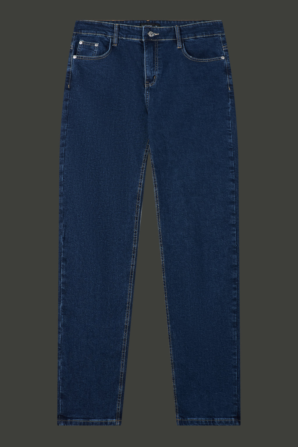 La Forbie Men's Slim Straight Jeans