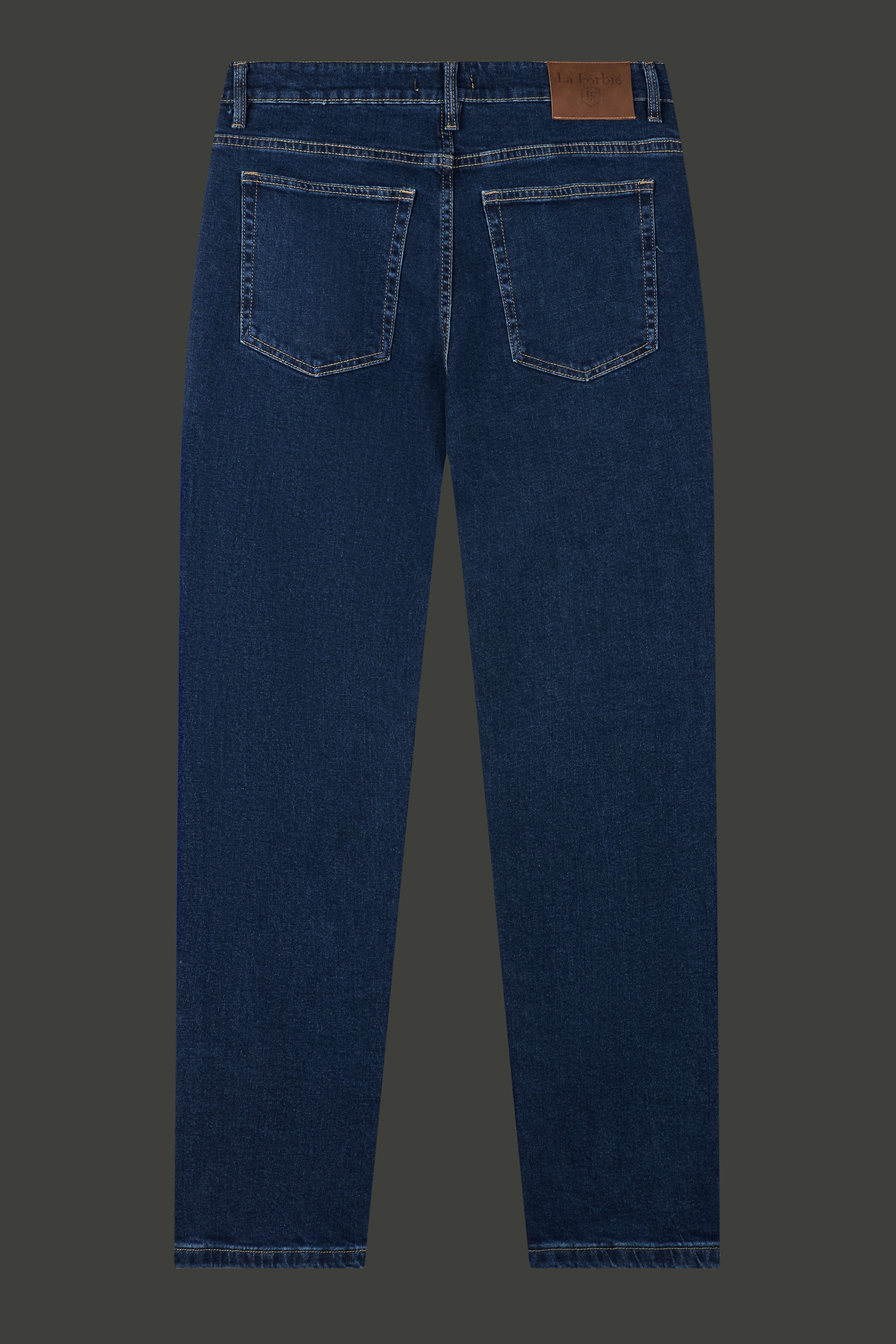 La Forbie Men's Slim Straight Jeans