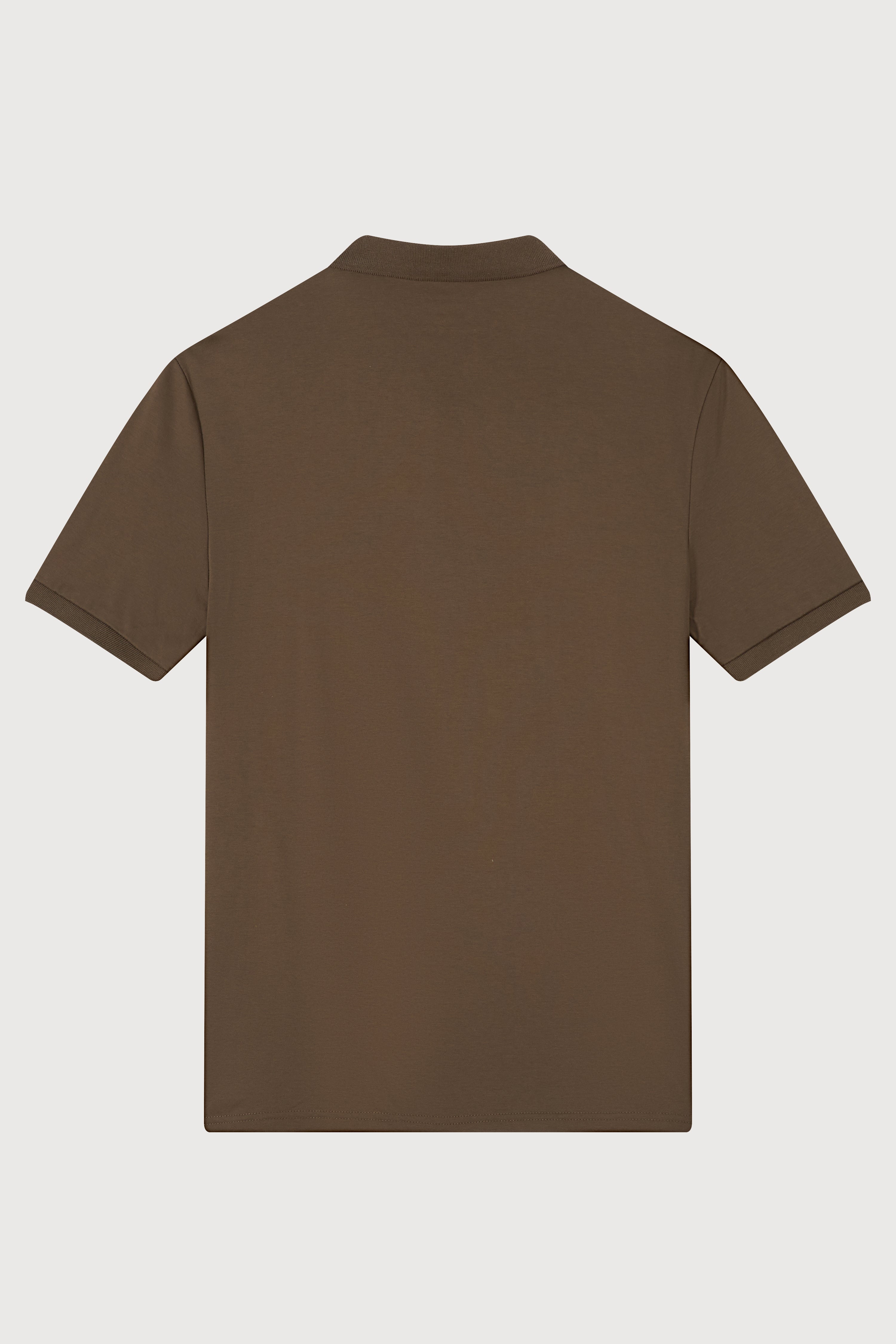 La Forbie Áo polo thun cổ bẻ dệt nam