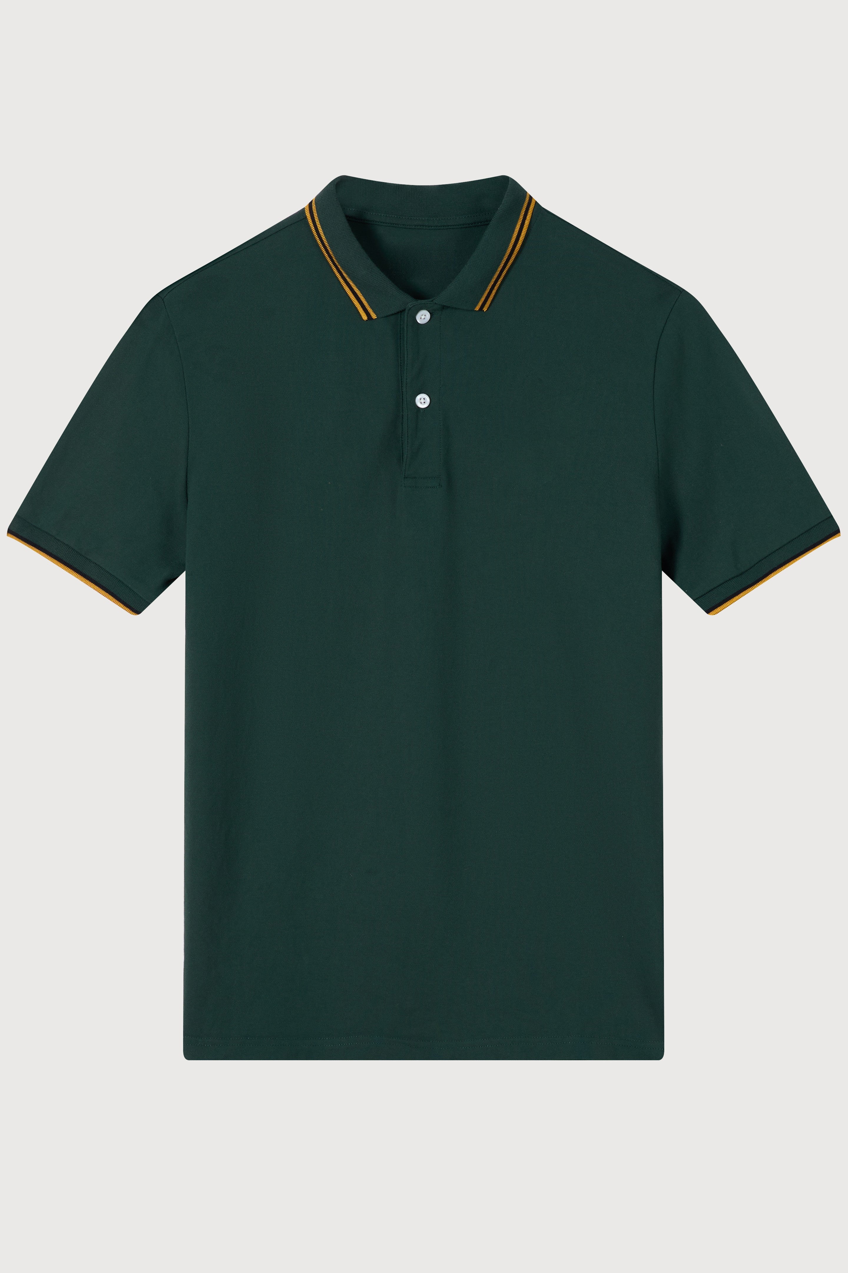 La Forbie Áo polo thun cổ bẻ dệt nam