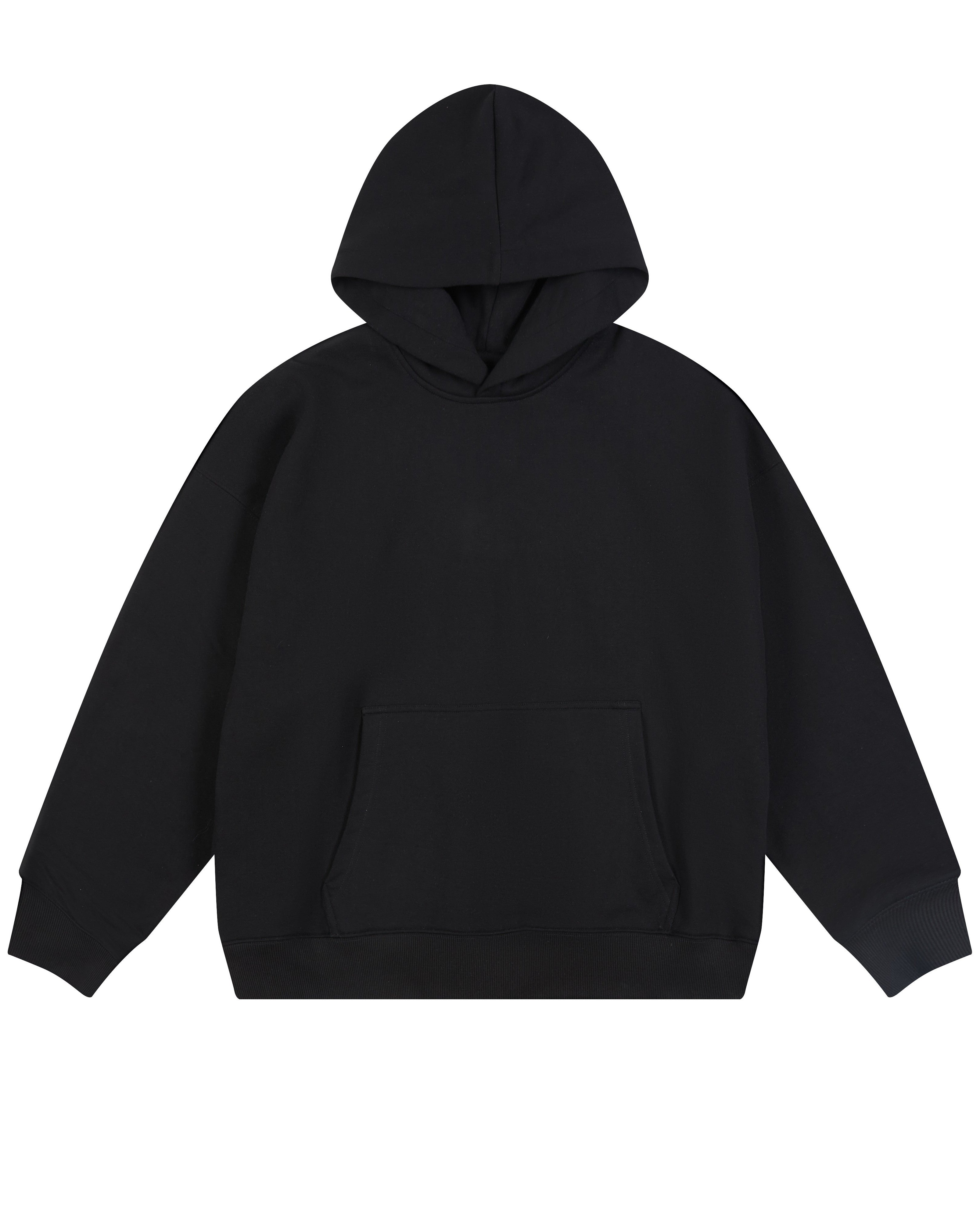 La Forbie áo nỉ nam trơn dáng rộng