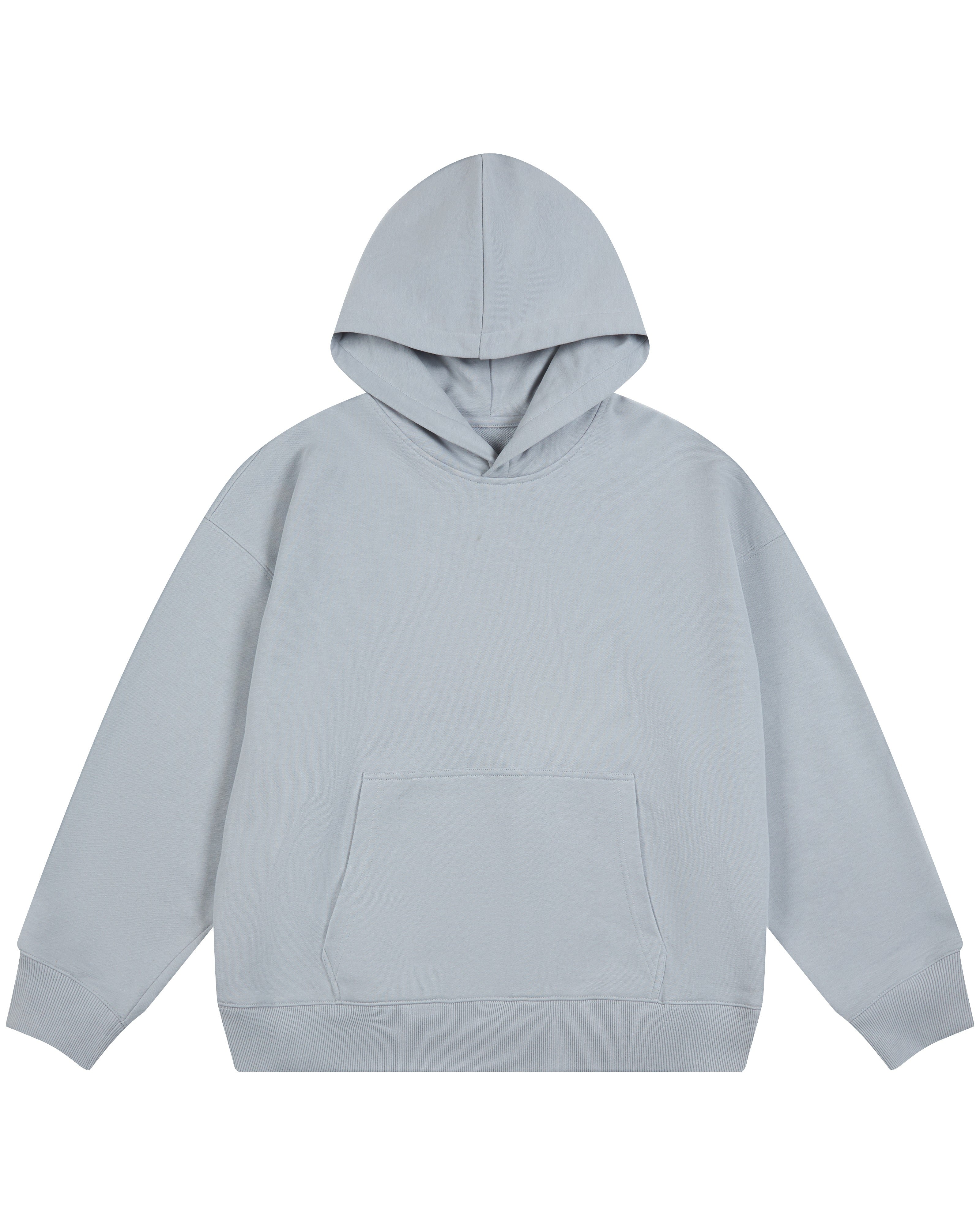 La Forbie áo nỉ nam trơn dáng rộng