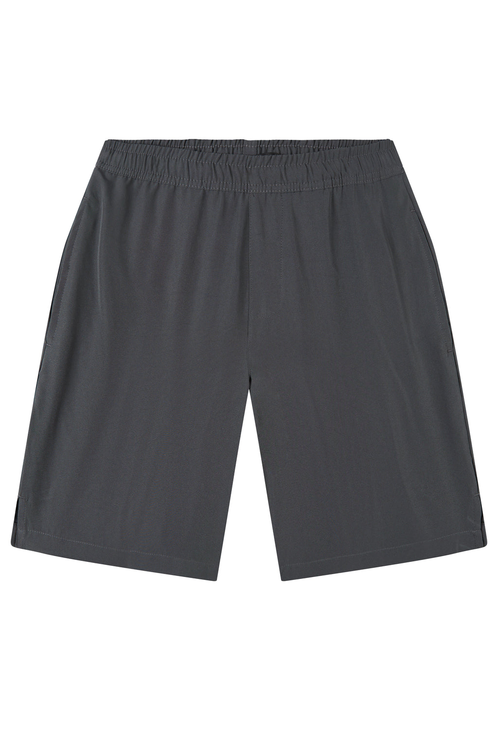 La Forbie Quần short mặc nhà nam vải dệt trơn si mỏng, cạp thun