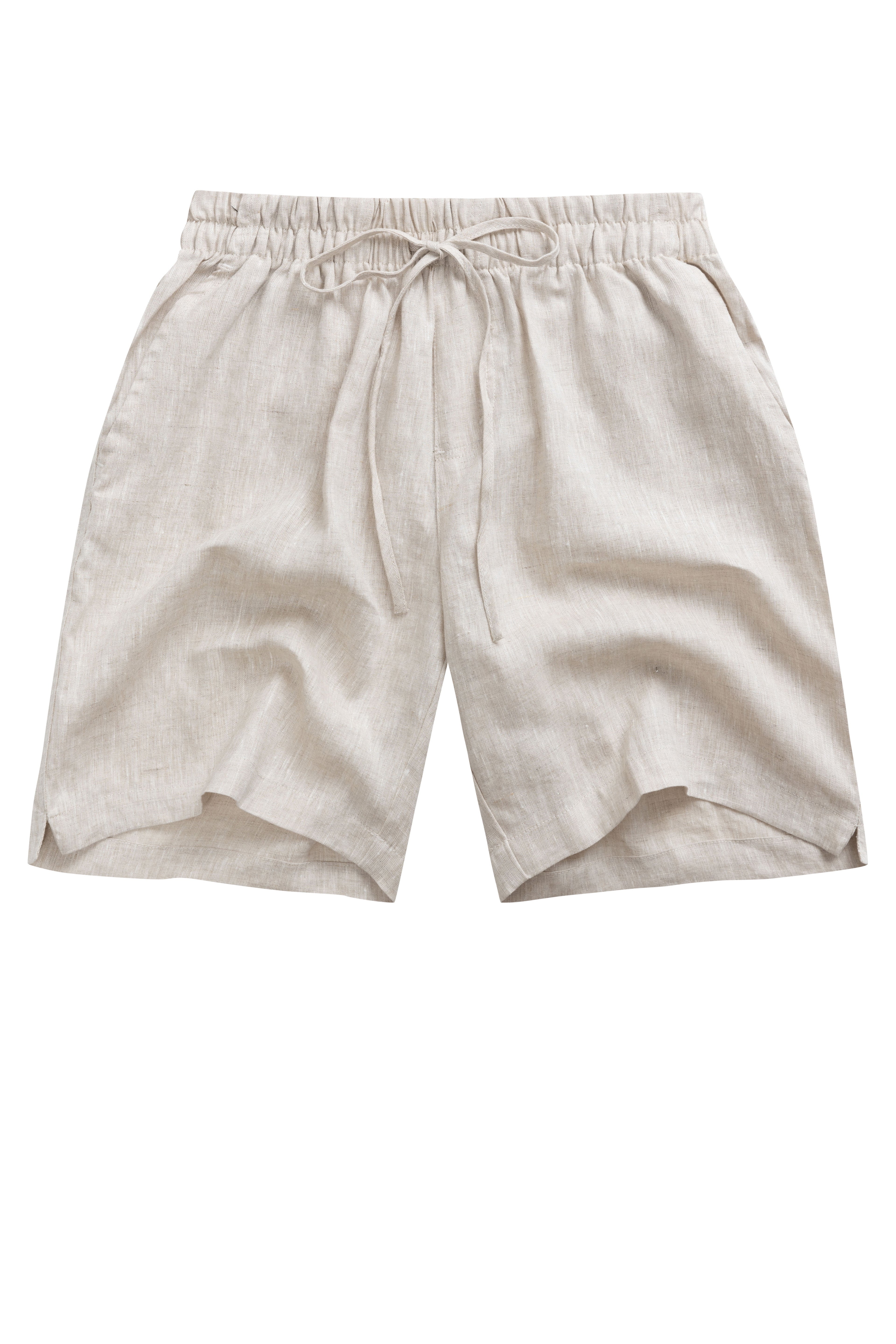 La Forbie Quần Short Linen Nam – Mát Mẻ, Thoải Mái, Thanh Lịch Tự Nhiên