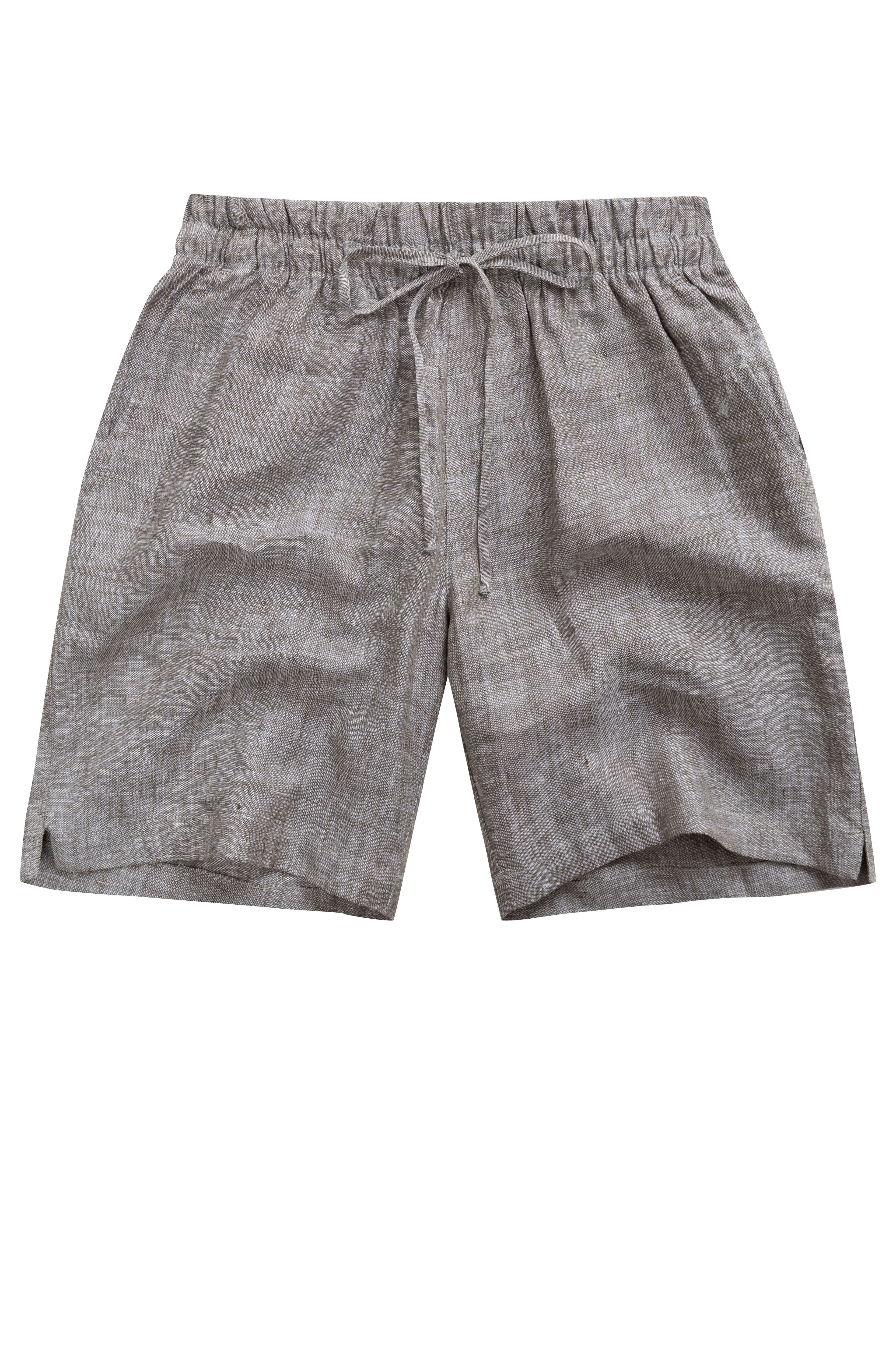 La Forbie Quần Short Linen Nam – Mát Mẻ, Thoải Mái, Thanh Lịch Tự Nhiên