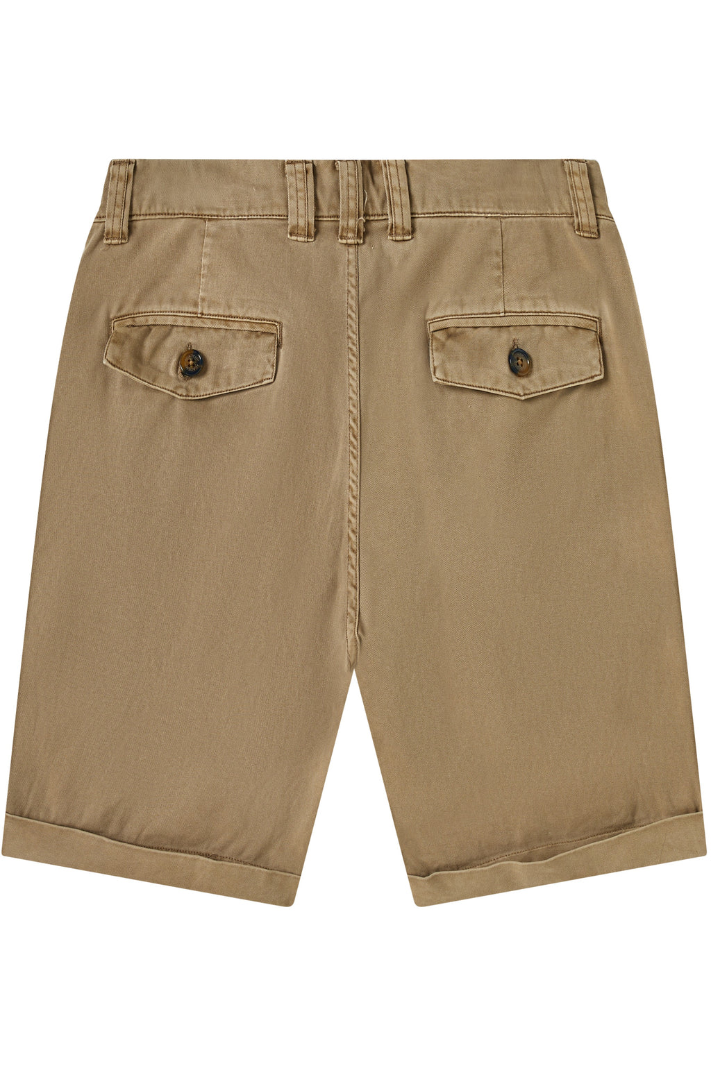 Zennio Slim Chino Shorts with Slanted Pockets