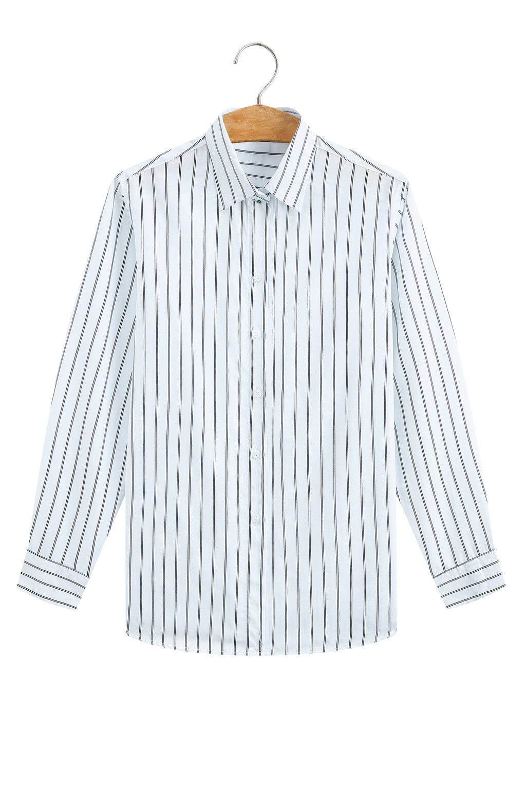 La Forbie Men’s Premium Linen Striped Long Sleeve Shirt