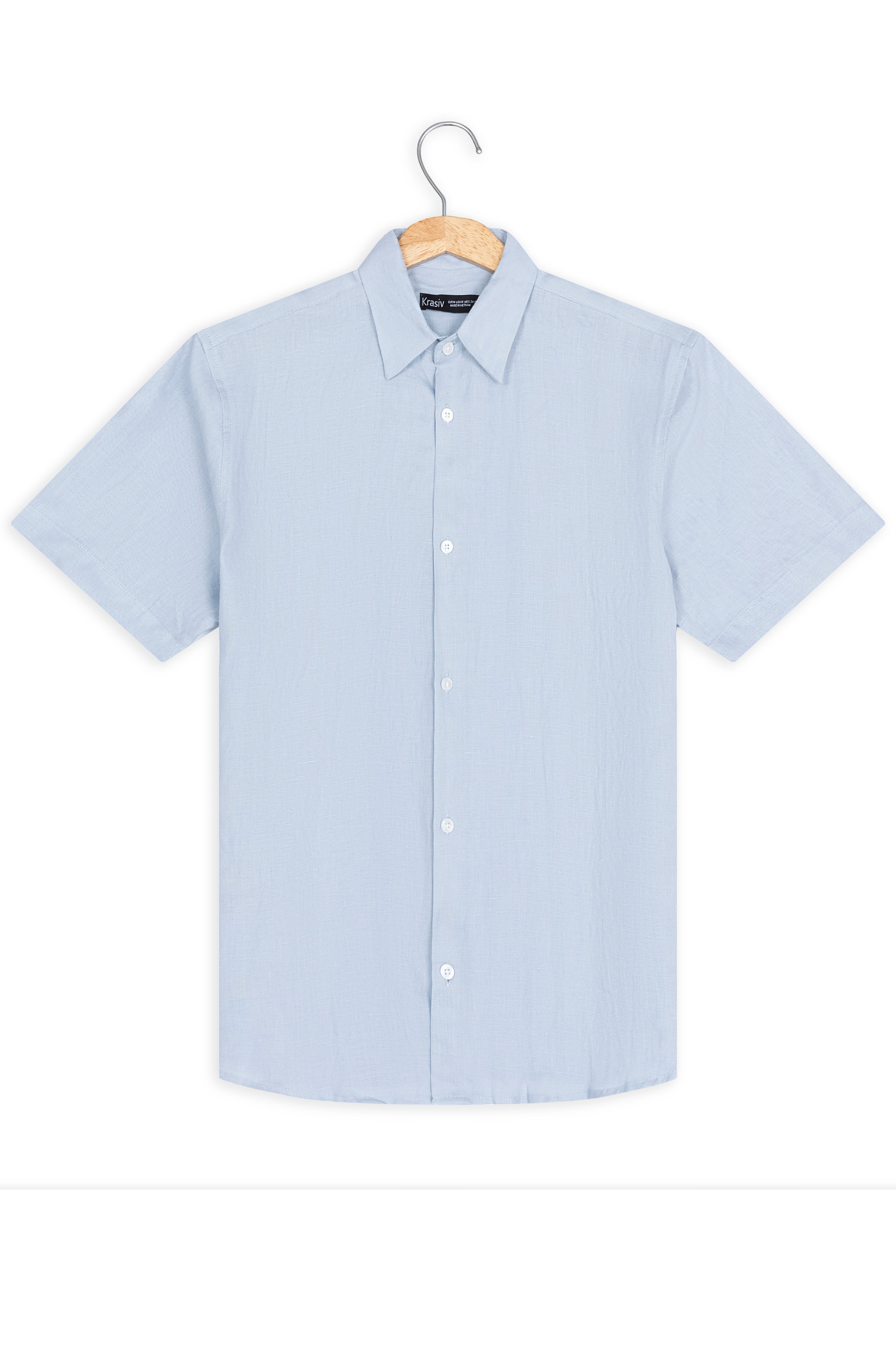 La Forbie Áo Sơ Mi Linen Nam Tay Ngắn – Mát Mẻ, Thanh Lịch, Dễ Phối