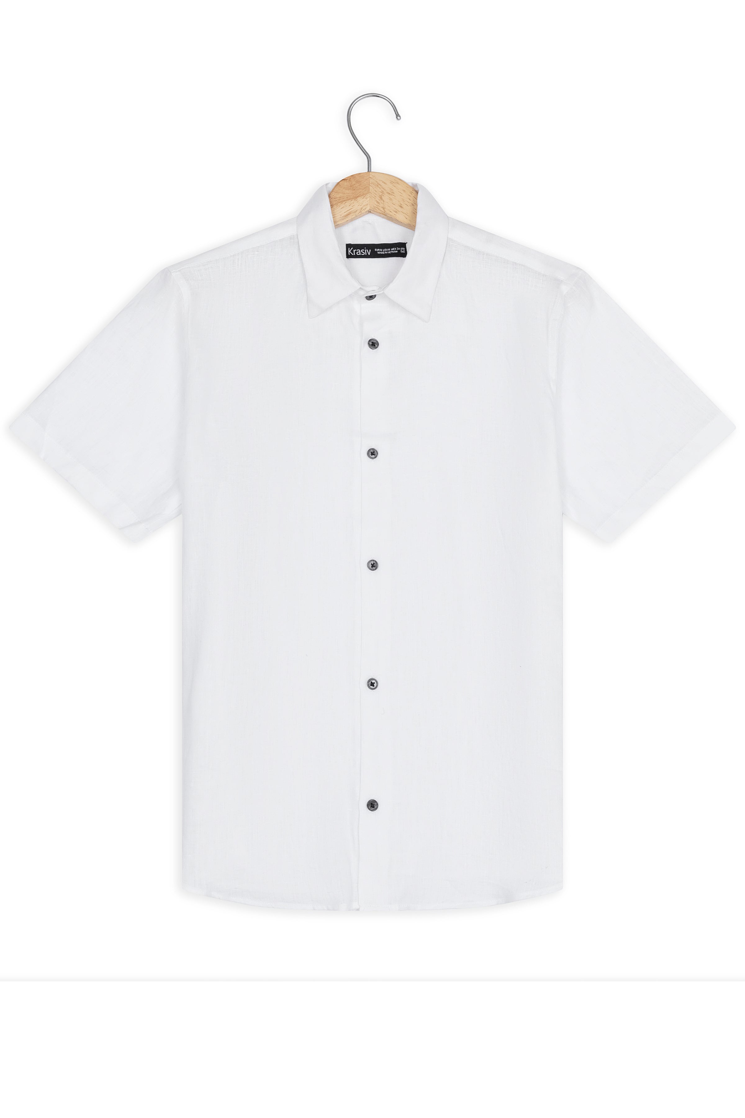 La Forbie Áo Sơ Mi Linen Nam Tay Ngắn – Mát Mẻ, Thanh Lịch, Dễ Phối