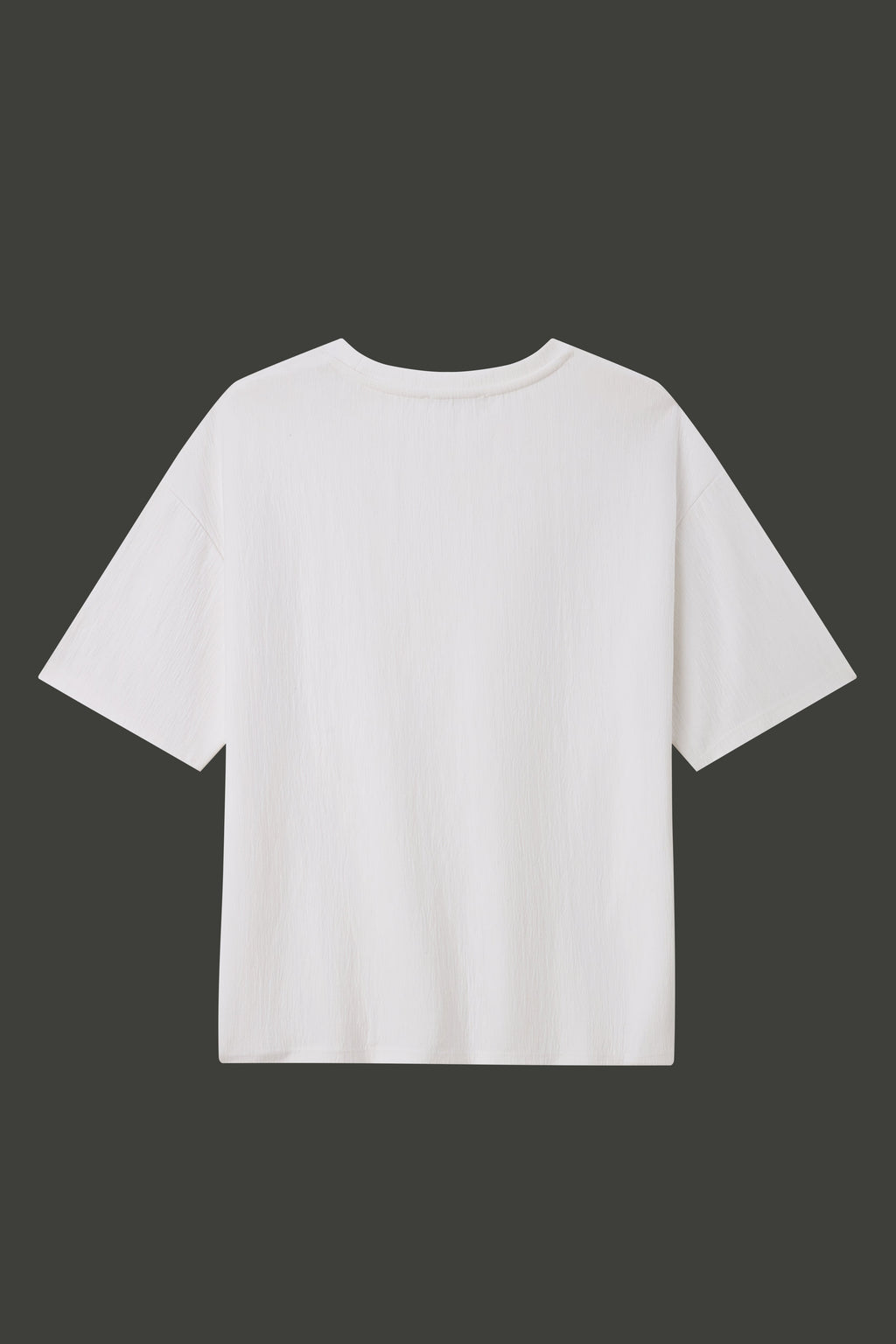 La Forbie Men’s Boxy Short-Sleeve T-Shirt – Light Textured Fabric
