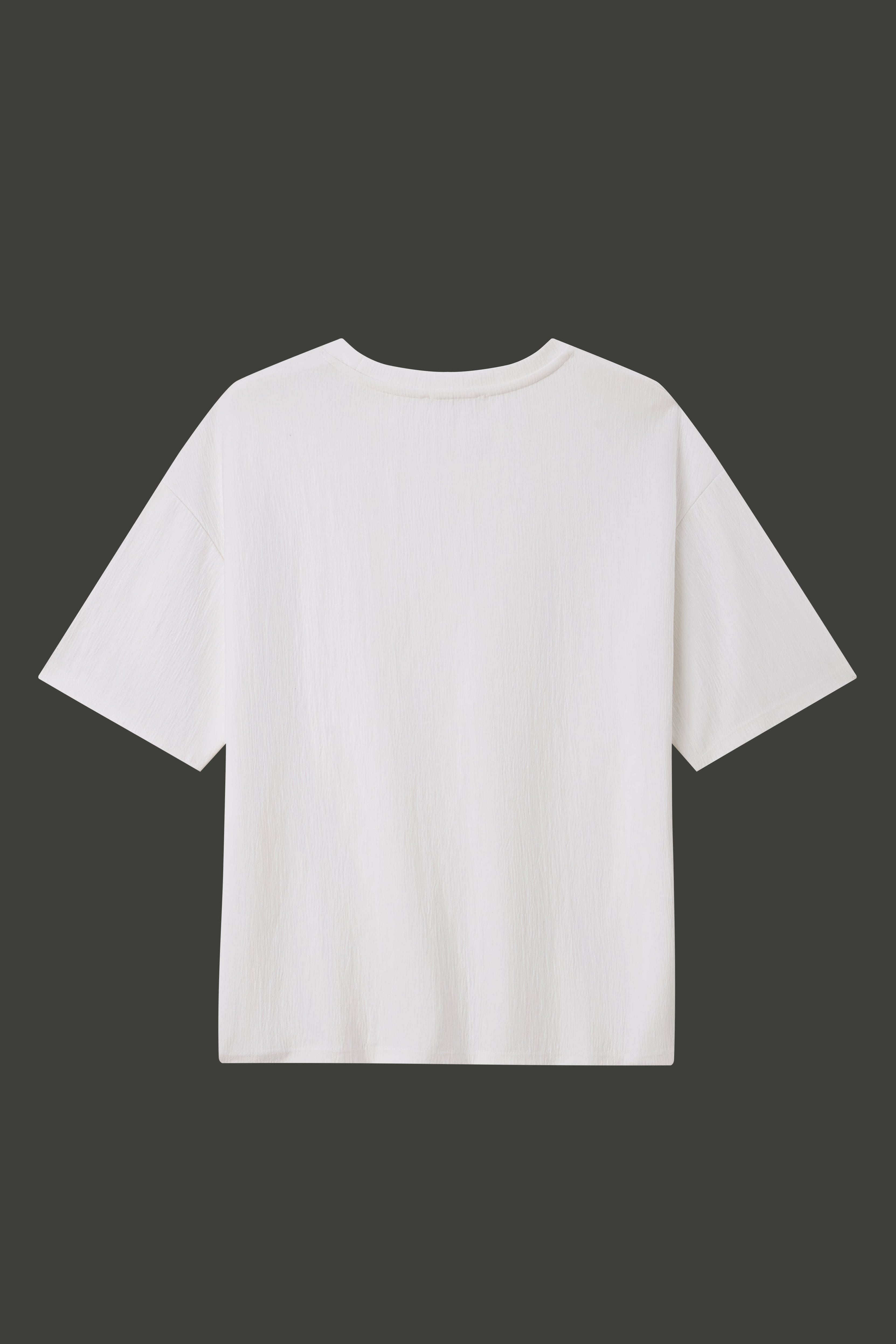 La Forbie Áo Thun Nam Tay Ngắn Dáng Boxy – Chất Vải Có Bề Mặt Gợn Nhẹ