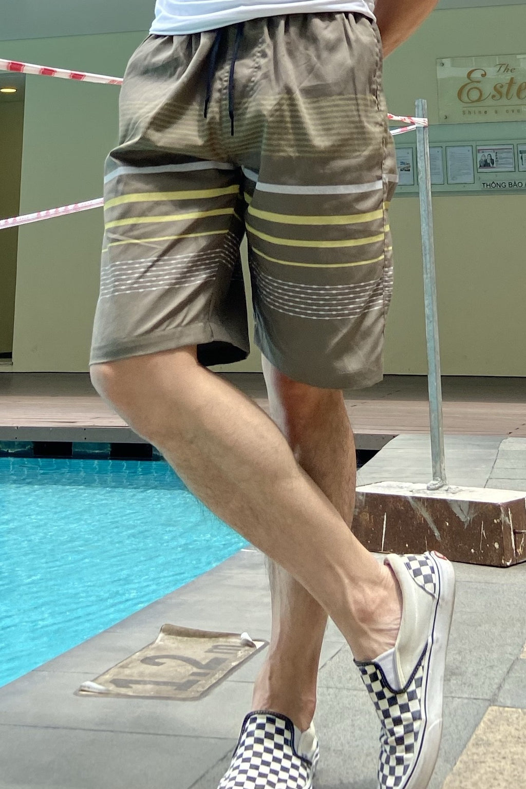 Zennio Quần Short Nam Nối Sọc – Thoáng mát, trẻ trung, dễ phối đồ