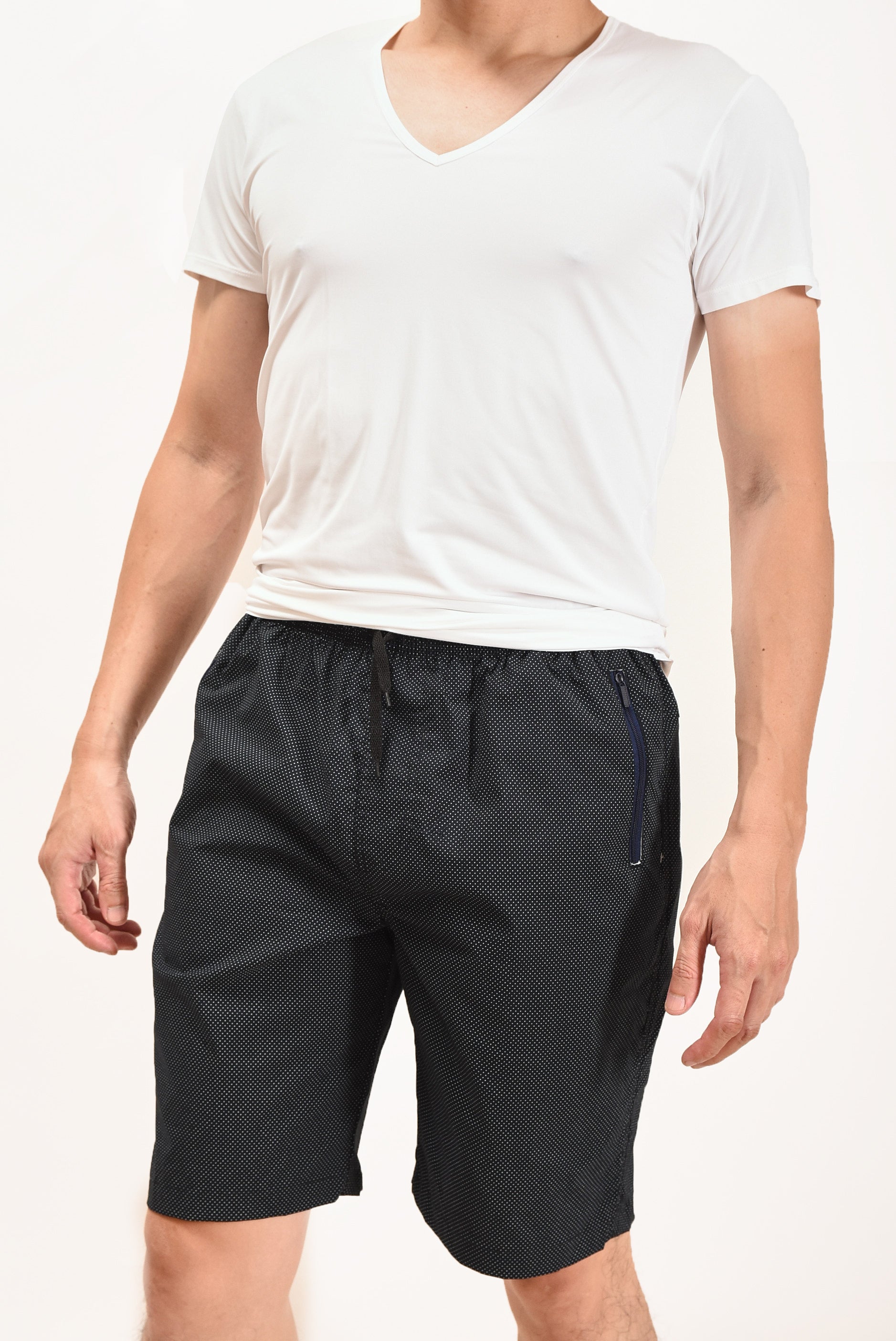 Zennio quần shorts 2 dây kéo túi trước