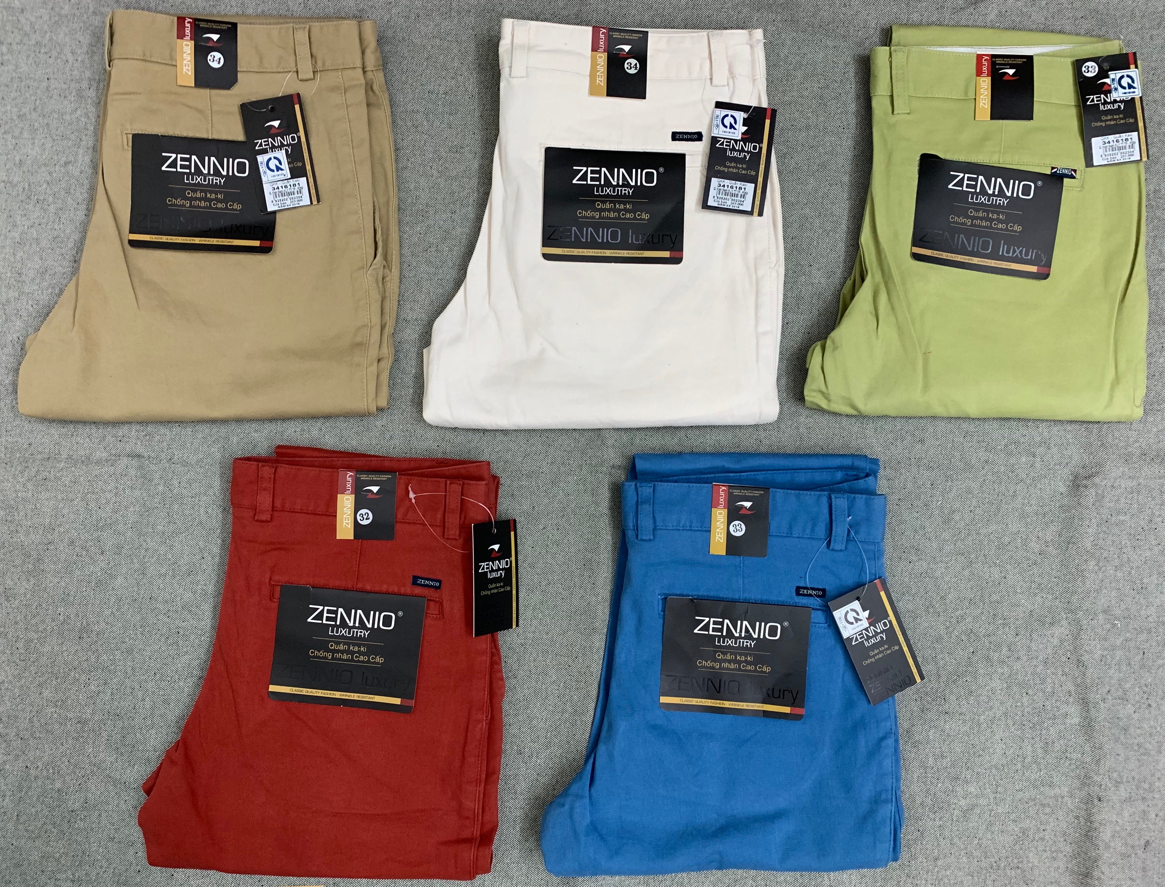 Zennio quần kaki ôm trẻ trung Zennio – dáng slim-fit cho nam hiện đại