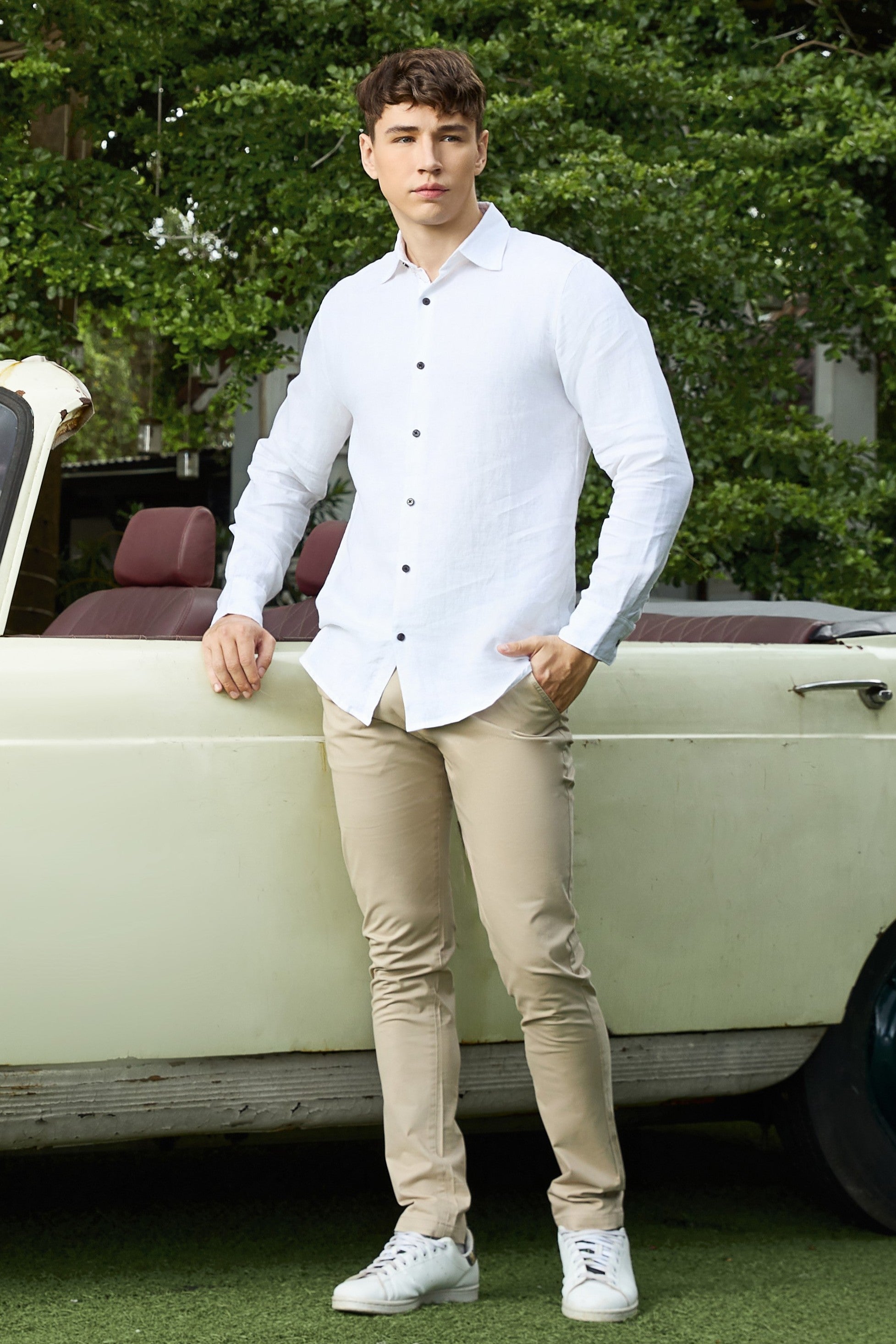 La Forbie Quần dài Chino Nam – Dáng Slim Gọn Gàng, Thanh Lịch Mỗi Ngày