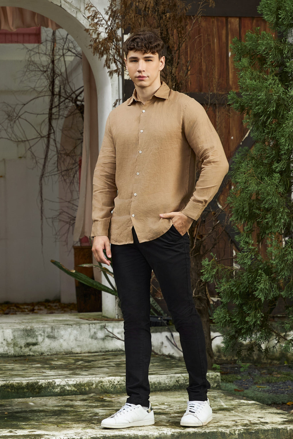 La Forbie Quần dài Chino Nam – Dáng Slim Gọn Gàng, Thanh Lịch Mỗi Ngày 