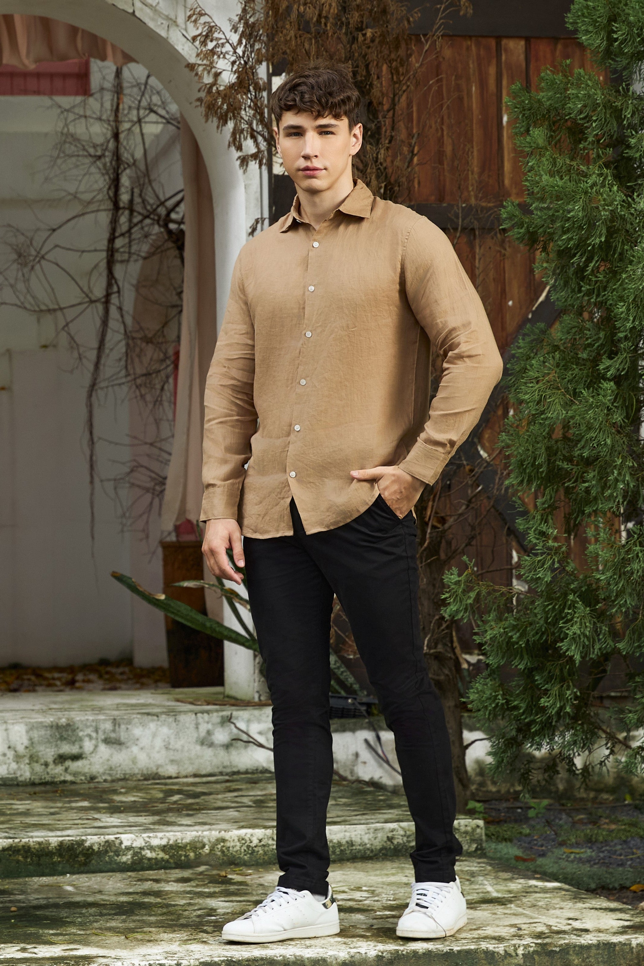 La Forbie Quần dài Chino Nam – Dáng Slim Gọn Gàng, Thanh Lịch Mỗi Ngày